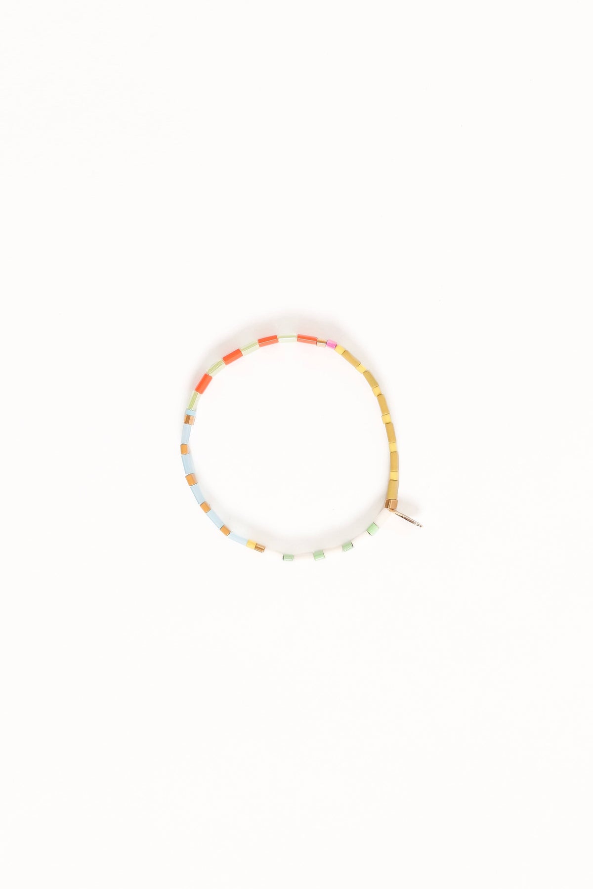 Kylie Bead Bracelet - Chartreuse