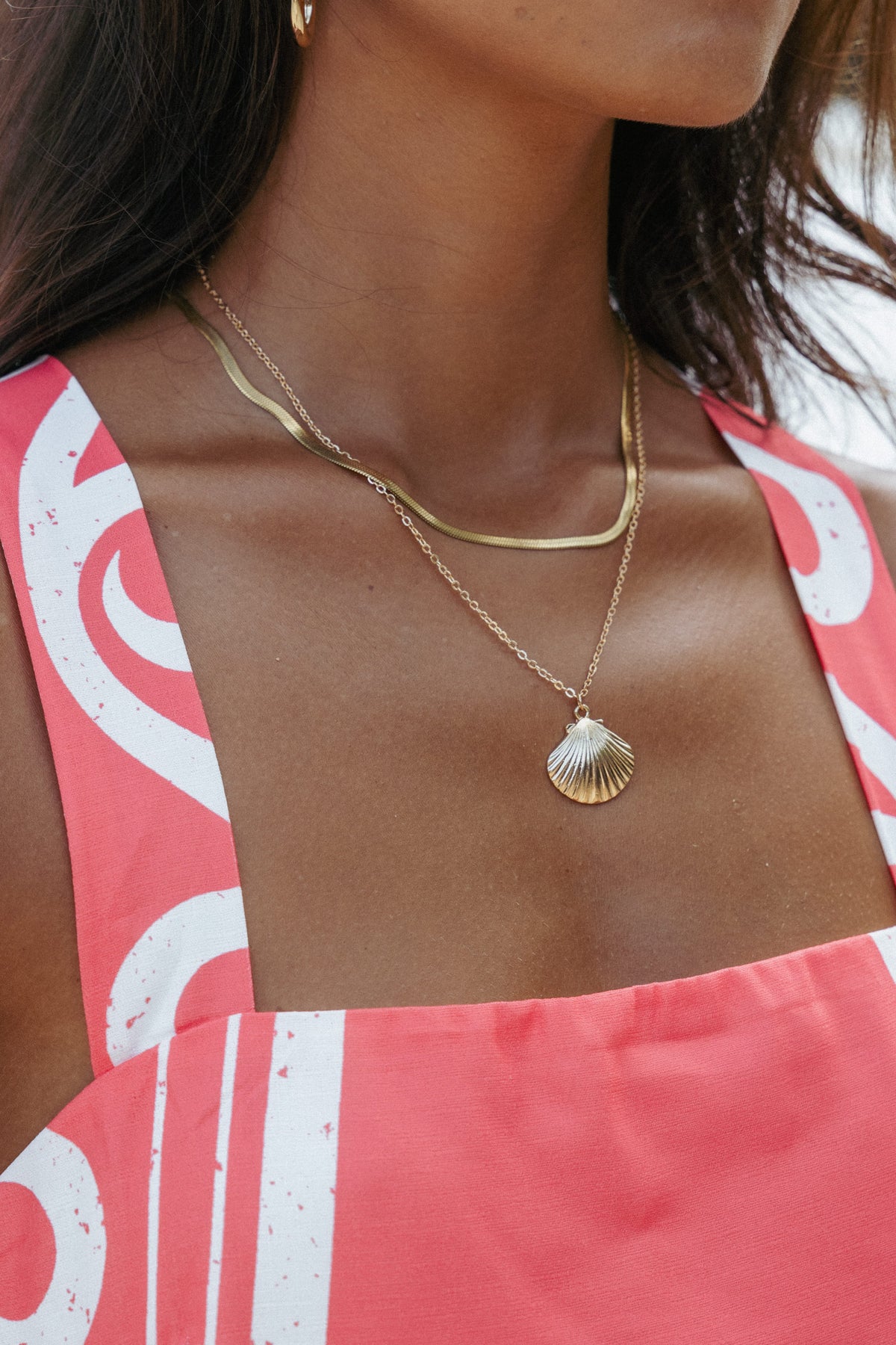 Shell Necklace - Gold