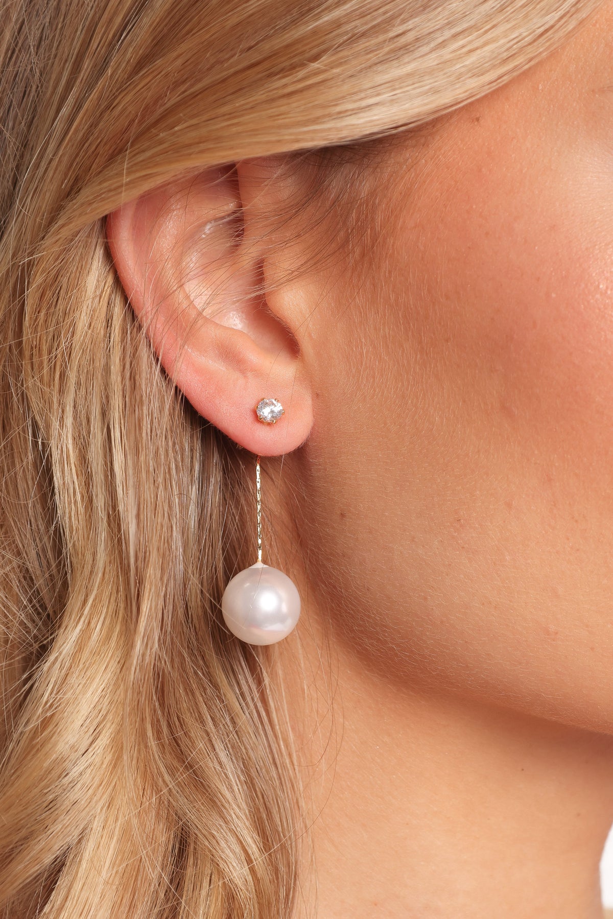 Vivienne Earrings - Gold/Pearl
