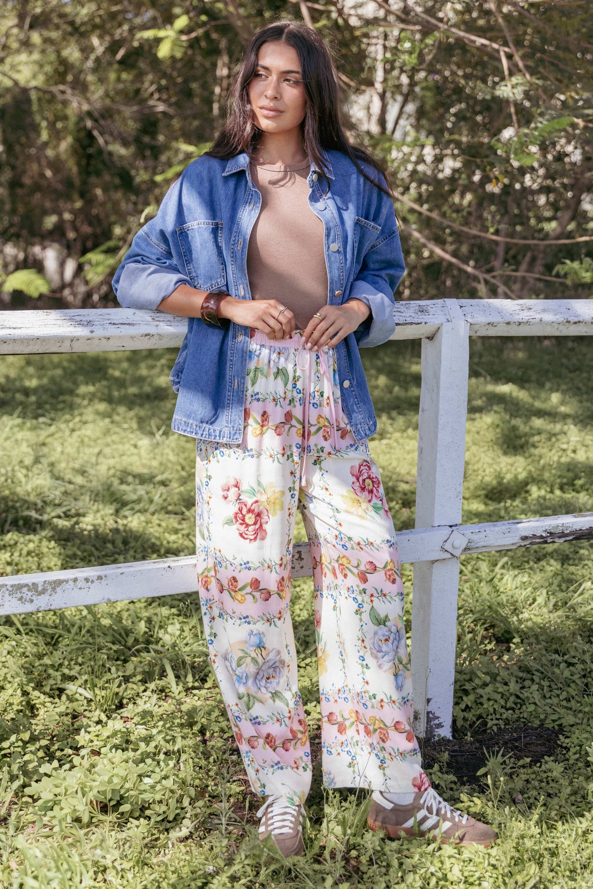 Cascais Pants - Rose Tile