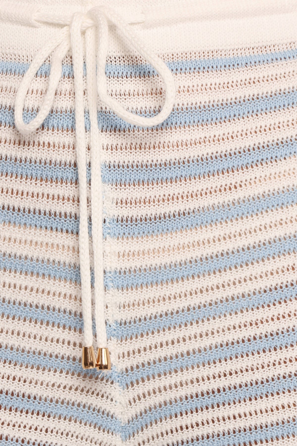 Cherie Knit Short - Cream Sky Blue