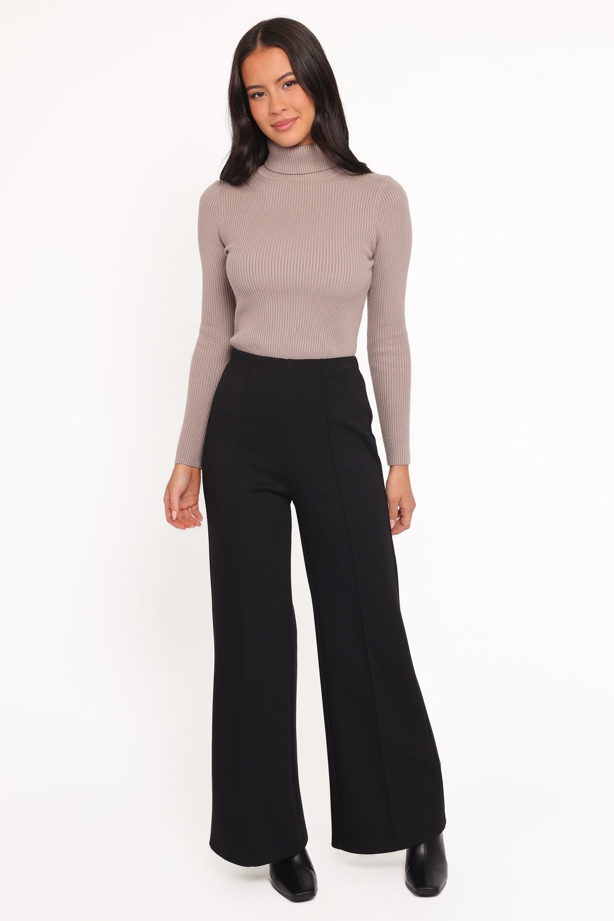 Jade Wide Leg Pant - Black