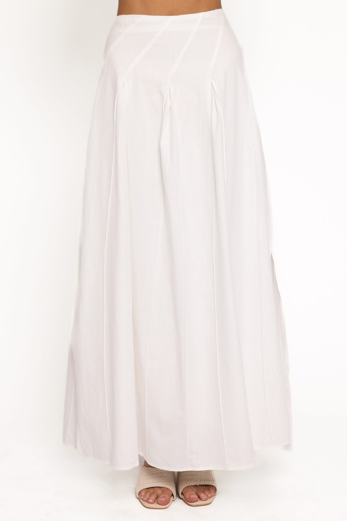 Zoey Maxi Skirt - White