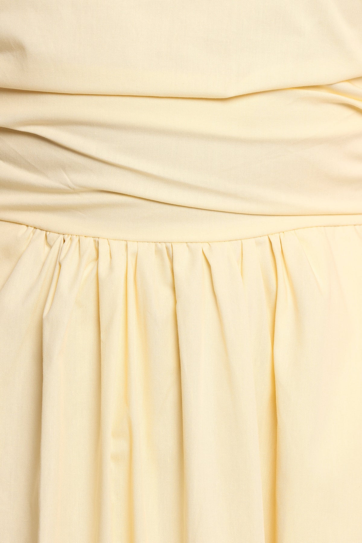 Clo Puff Sleeve Midi Dress - Yellow