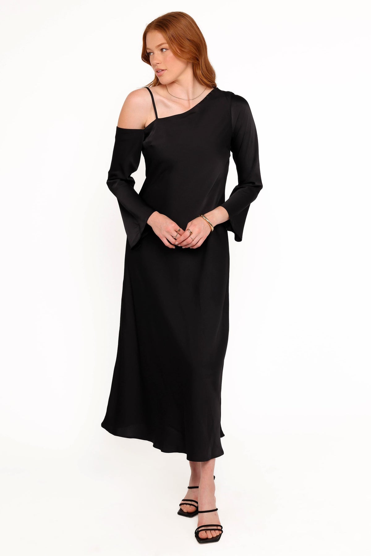 Lindra Maxi Dress - Black