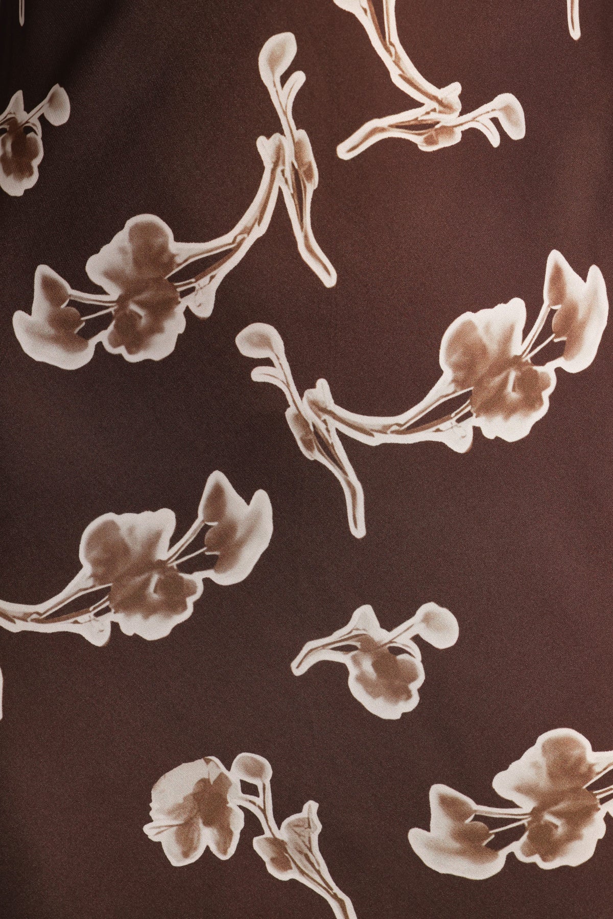 Maia Long Sleeve Maxi Dress - Chocolate Orchid