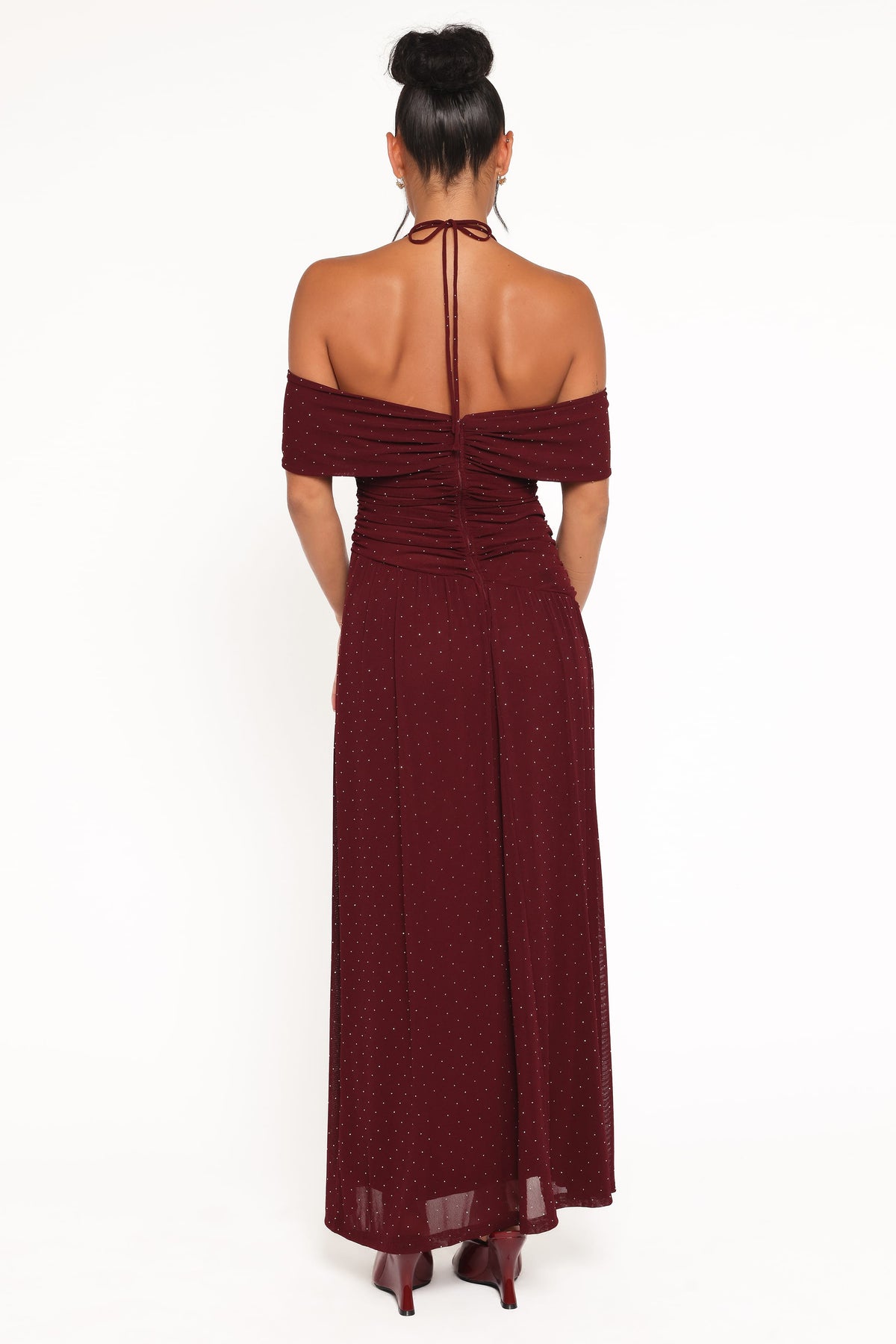 Mayven Maxi Dress - Burgundy