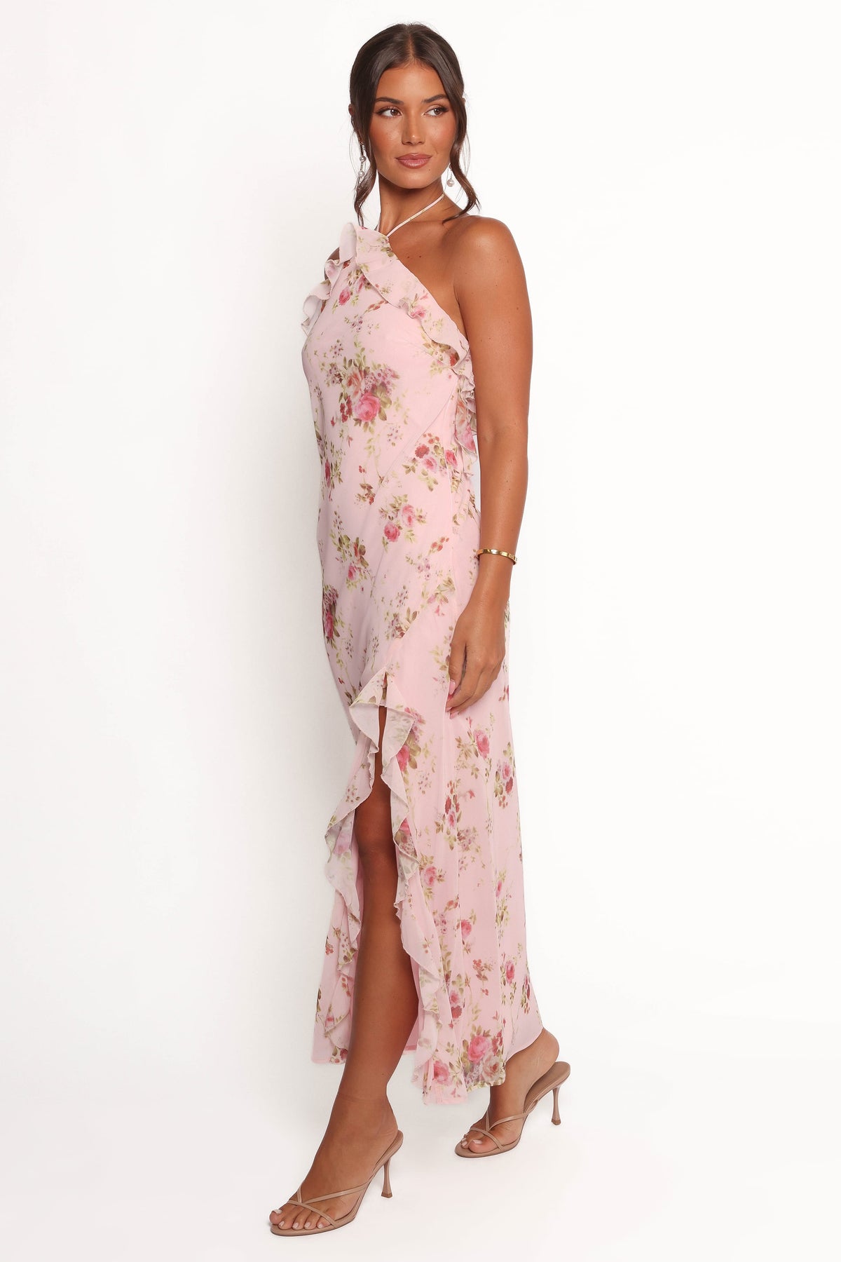 Patricia Maxi Dress - Pale Pink Floral