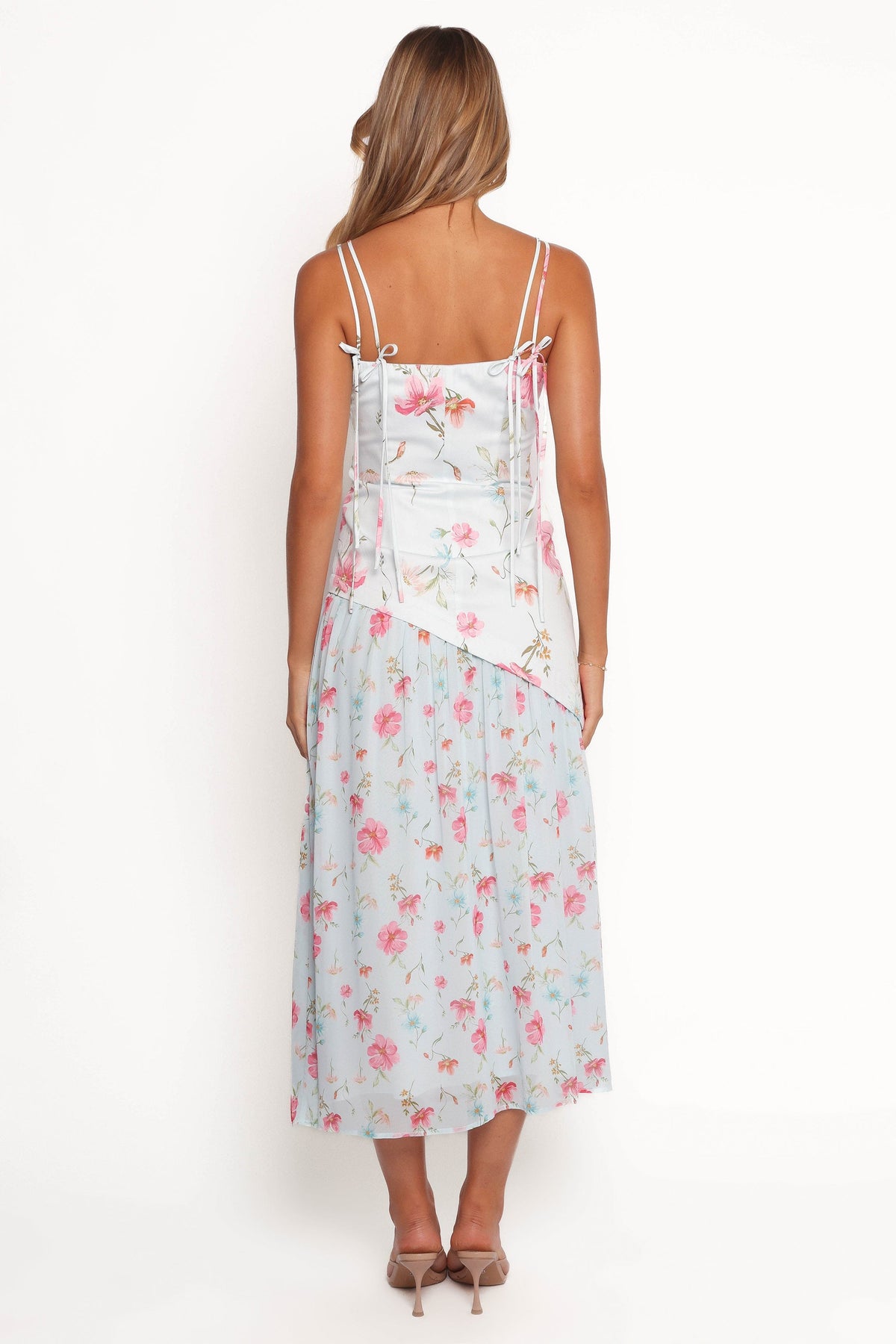 Renata Maxi Dress - Blue Floral