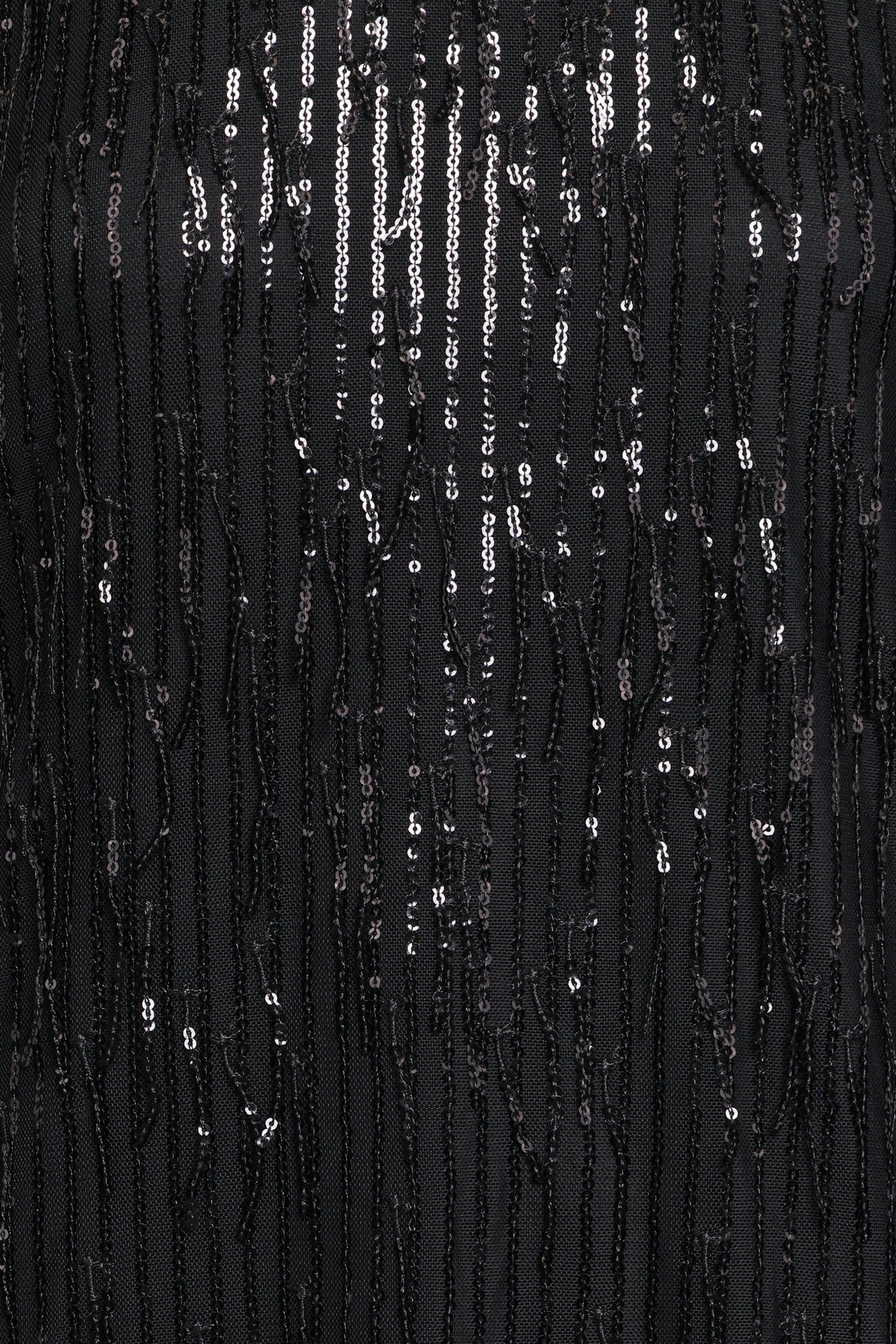 Serena Sequin Mini Dress - Black
