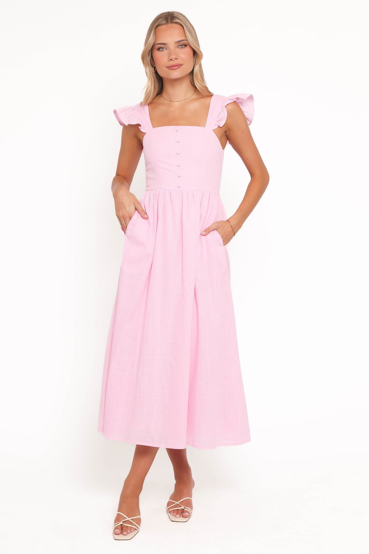 Tiarne Midi Dress - Pink