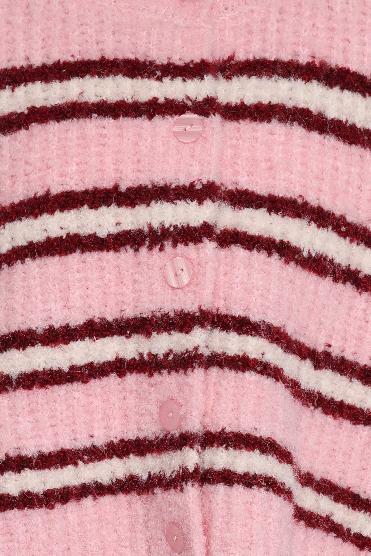 Albertine Cardigan - Pink Stripe