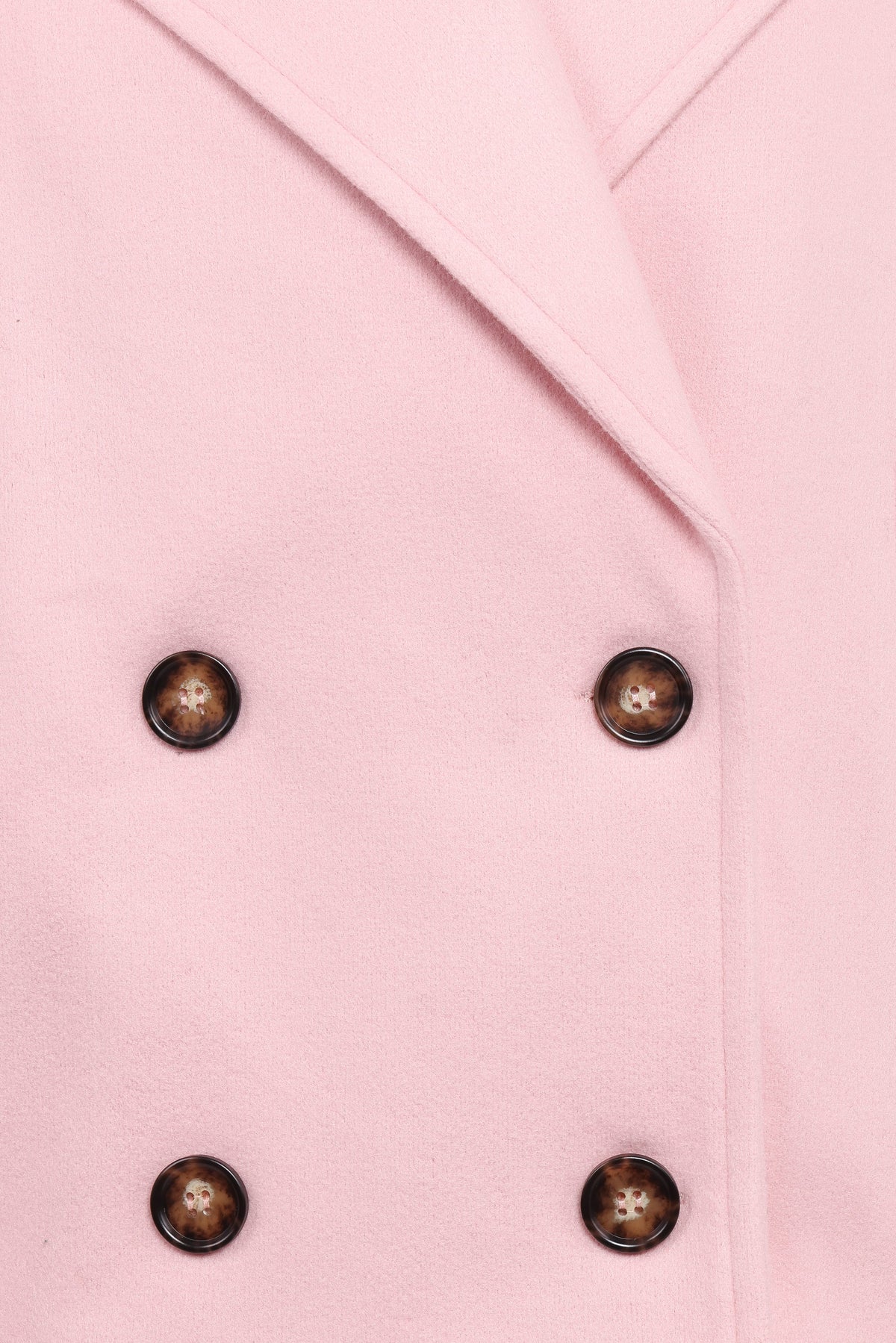 Lindy Cropped Coat - Baby Pink