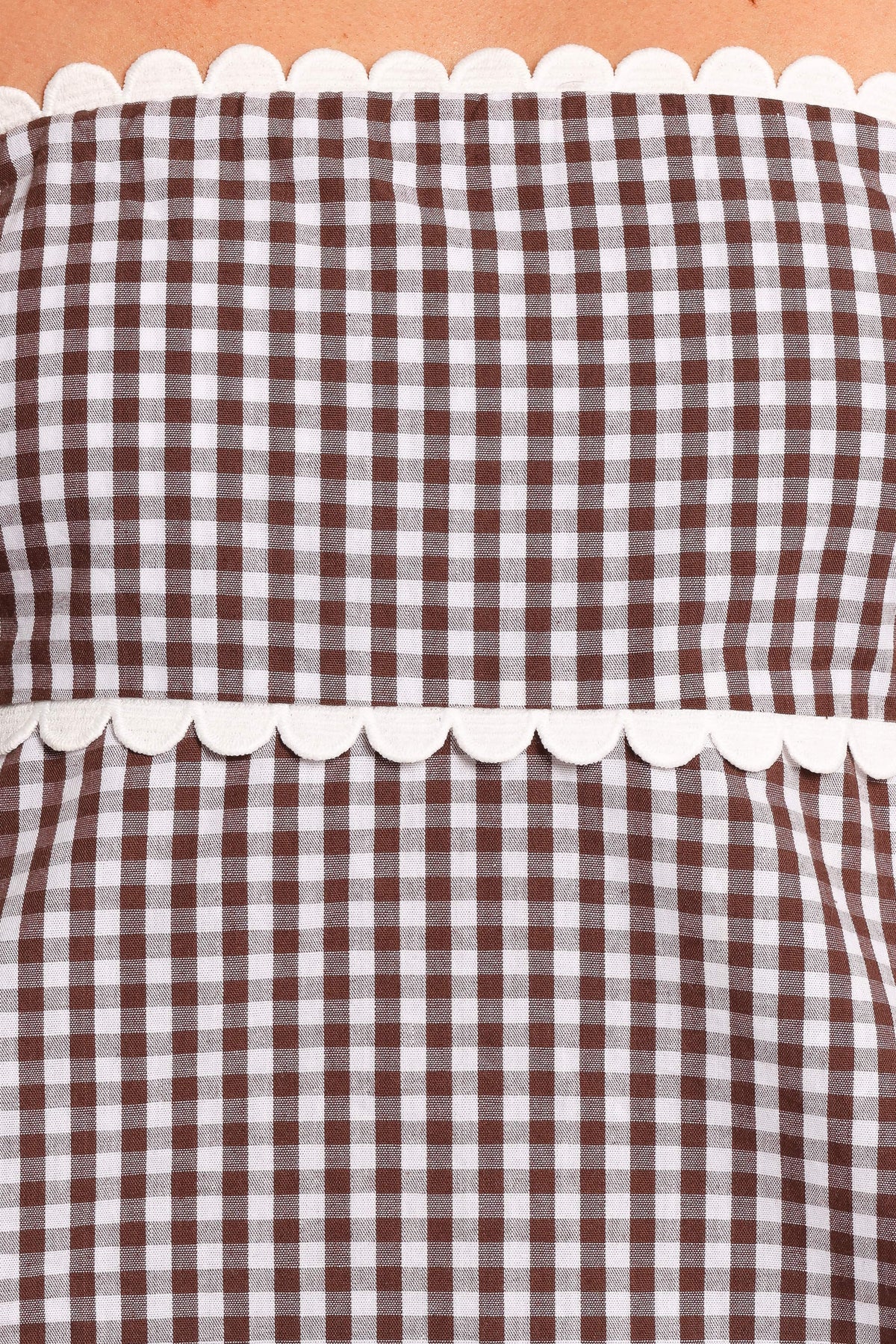 Kyle Two Piece Set - Chocolate Gingham