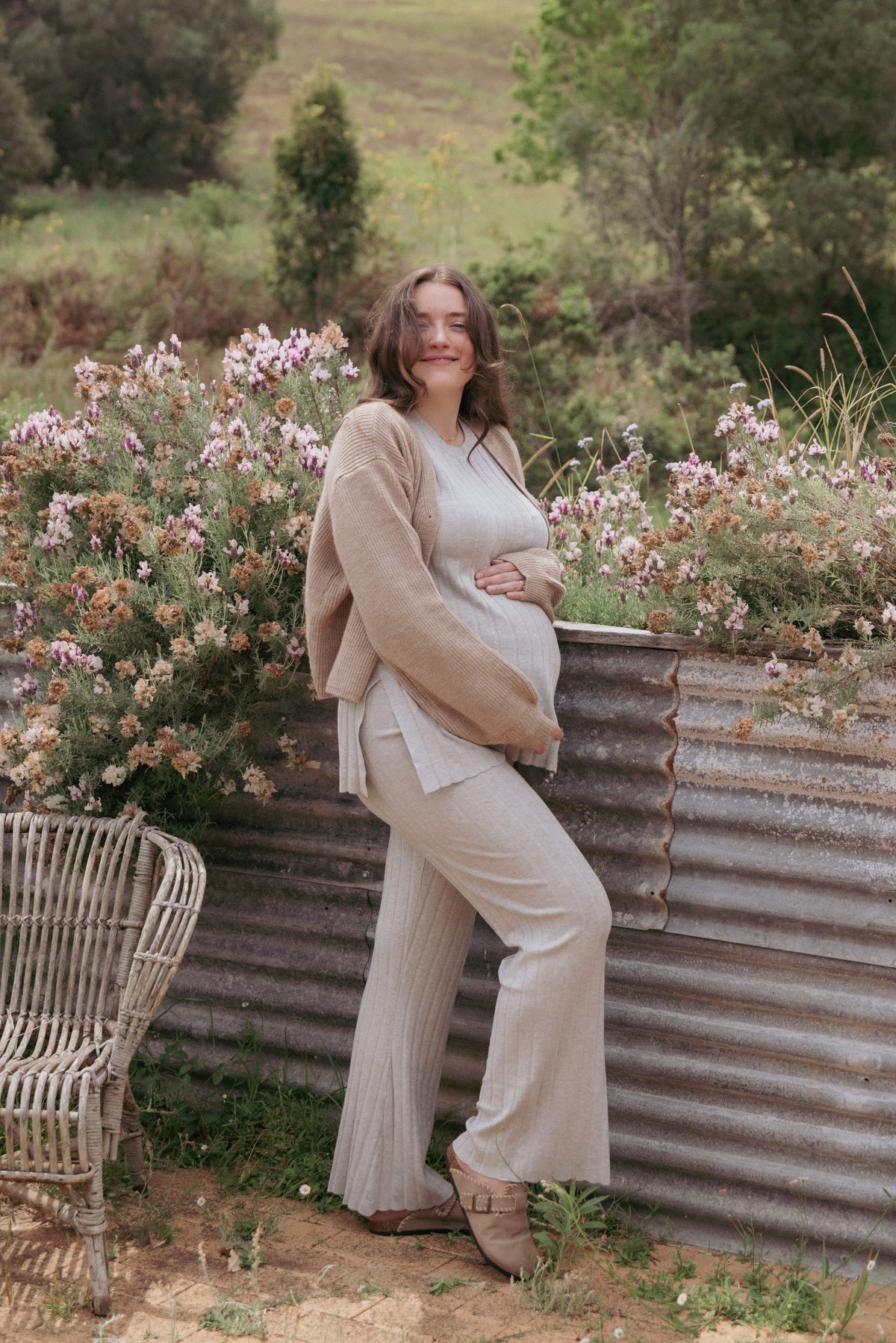 Silvie Knitted Set - Grey