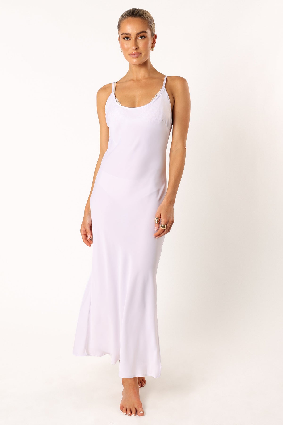 Neroli Maxi Slip - Ivory