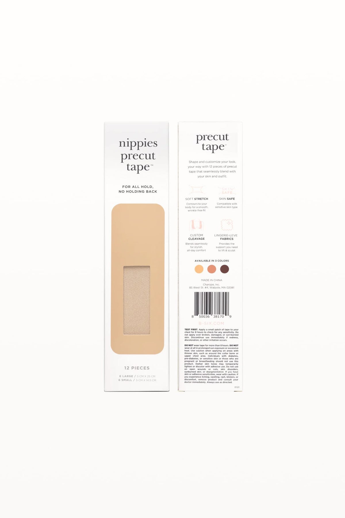 Nippies Pre Cut Tape - Creme