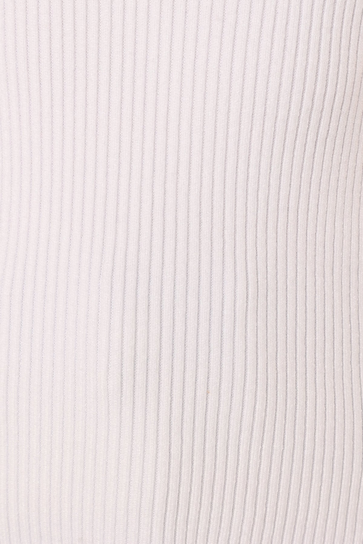 Emily Rib Top - White