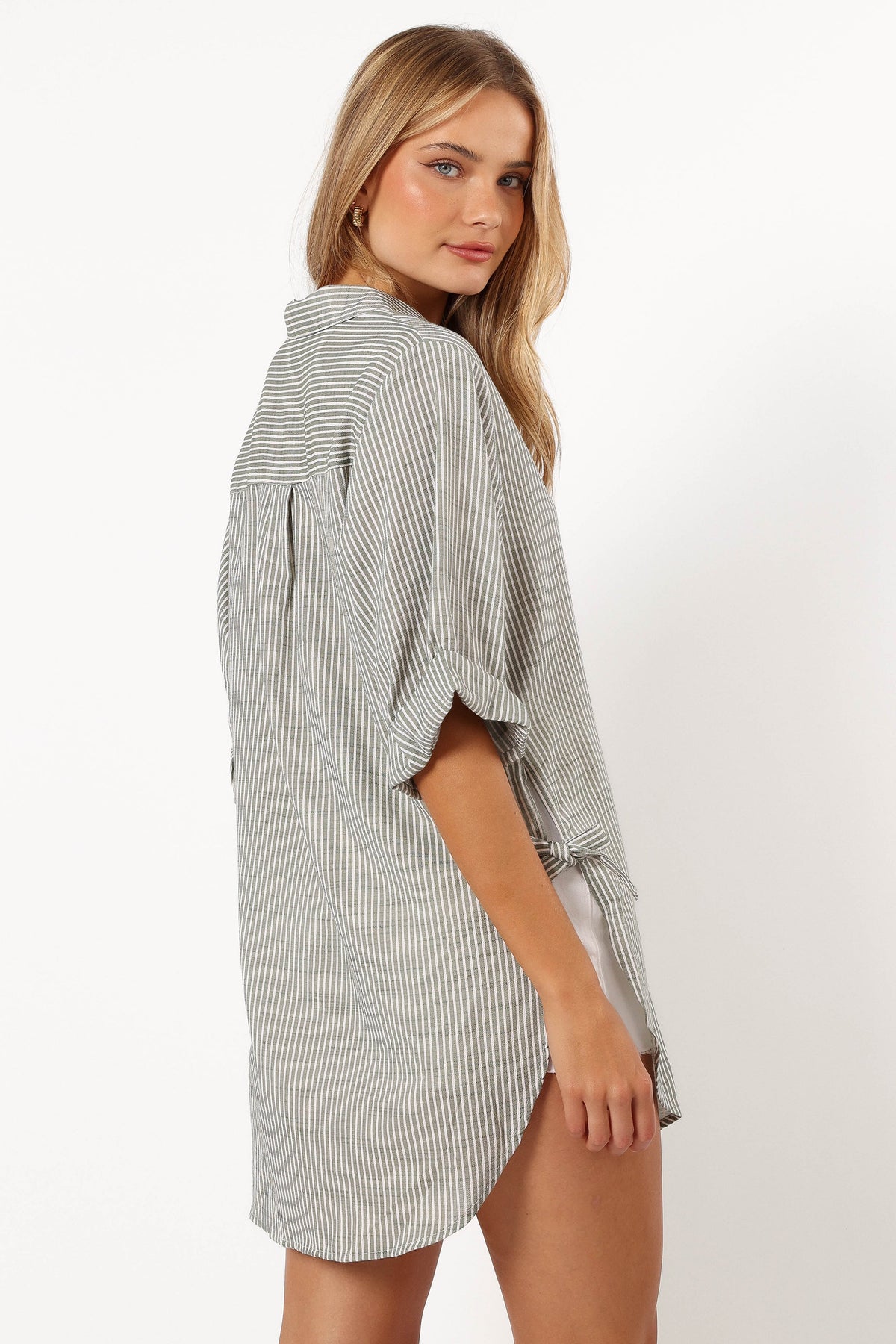 Wren Oversized Shirt - Olive