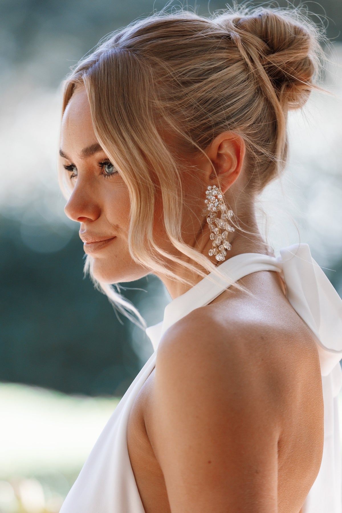 Annalise Pearl Earrings - Gold