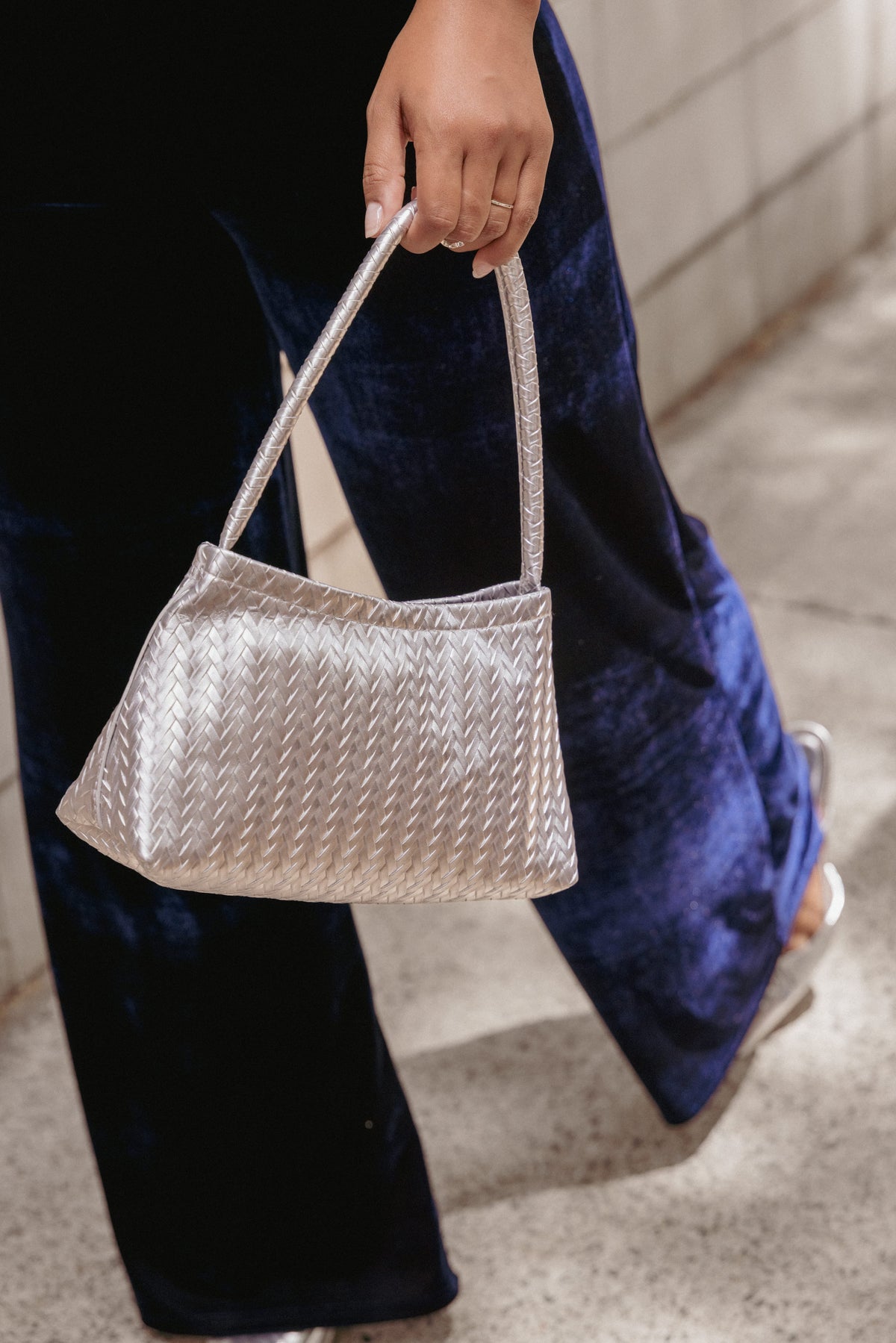 Augustine Handbag - Silver