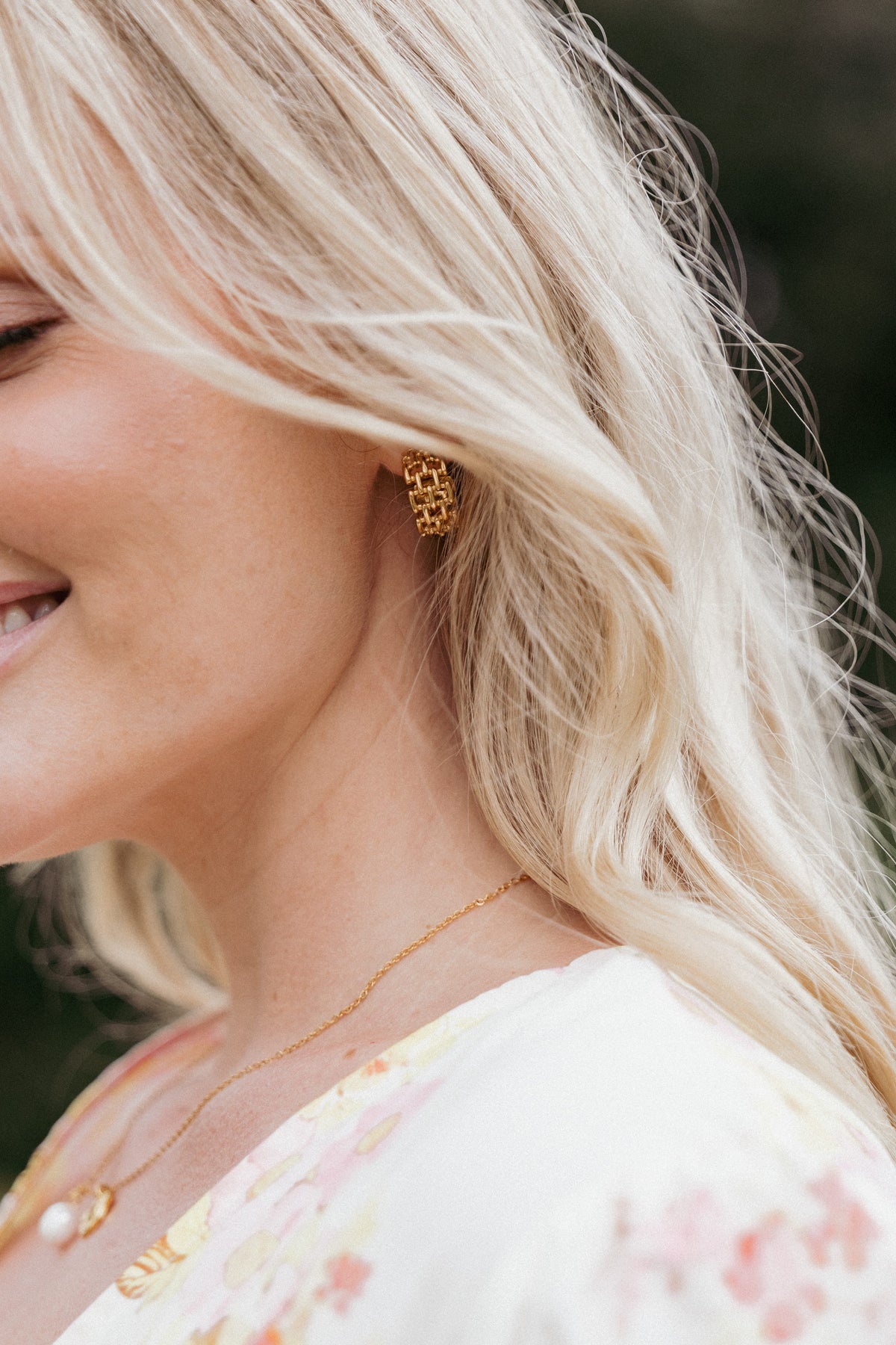 Fleur Earrings - Gold