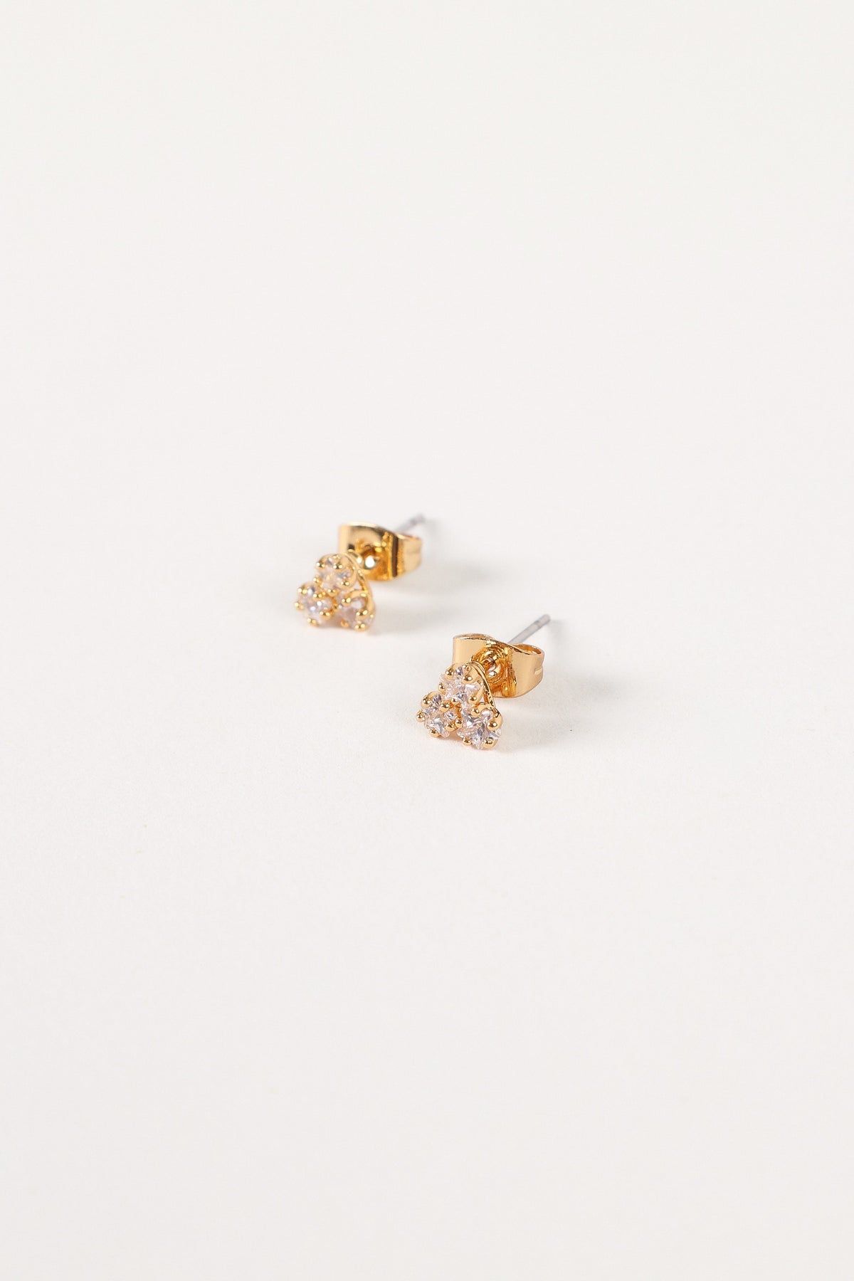 Janey Stud Earrings - Gold