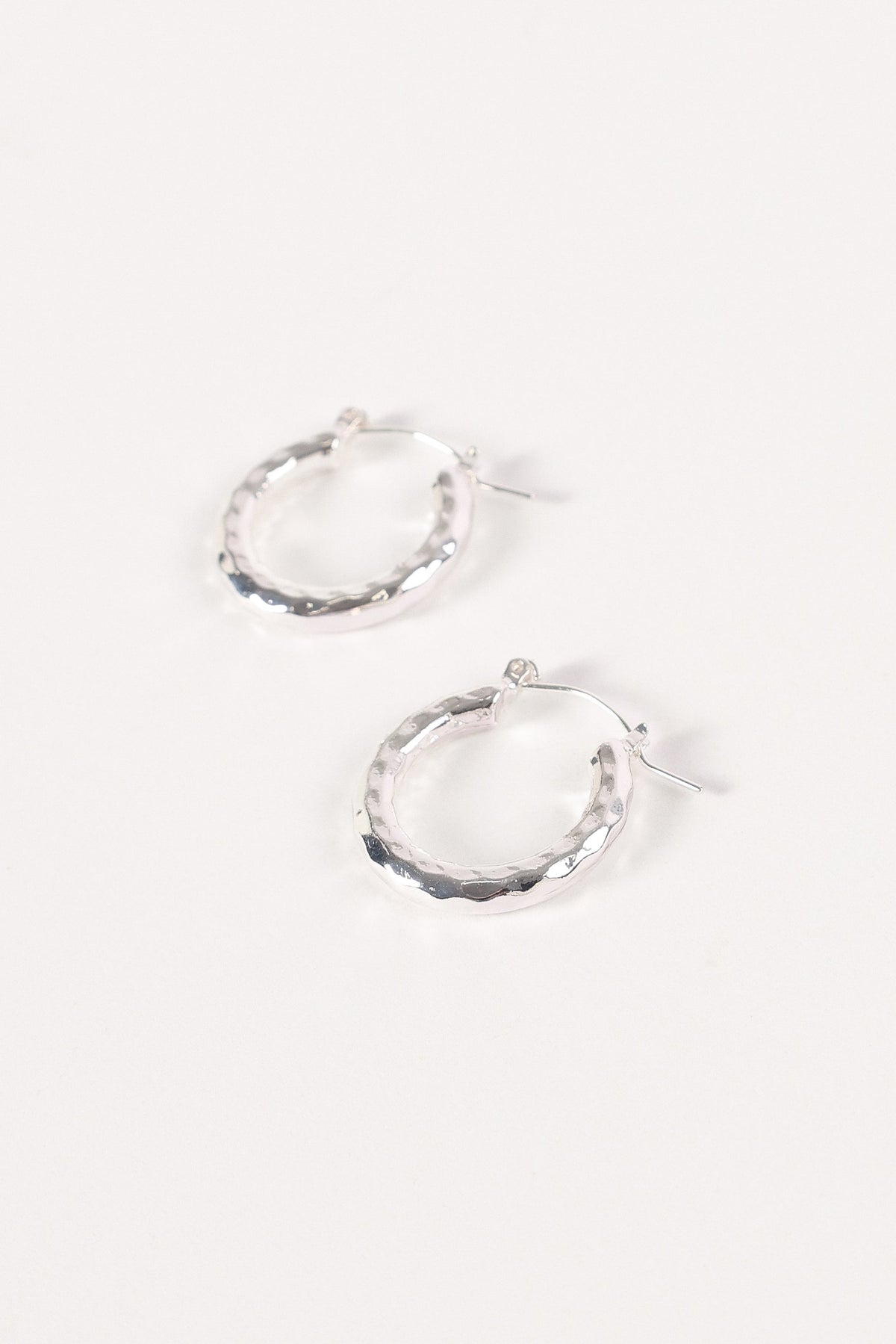 Kennedy Hoop Earrings - Silver