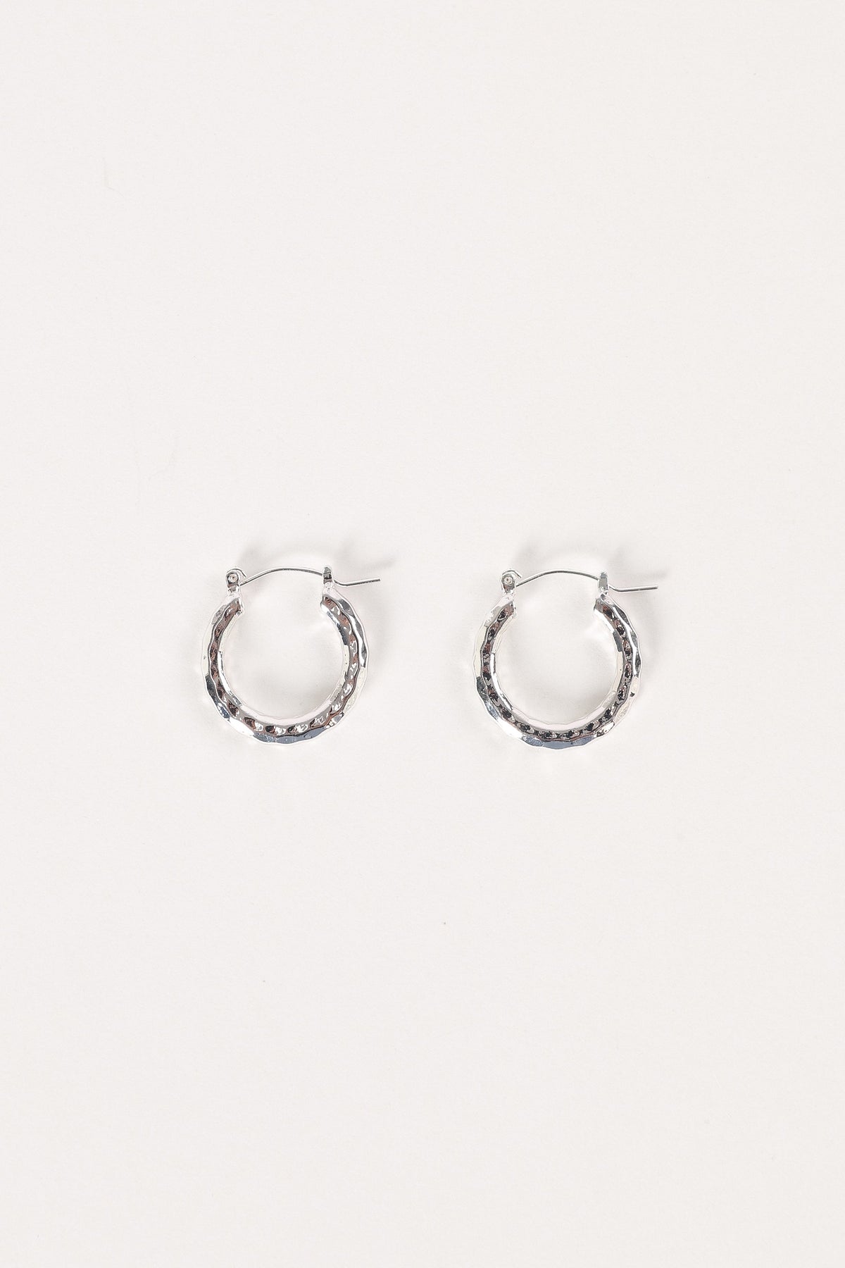 Kennedy Hoop Earrings - Silver