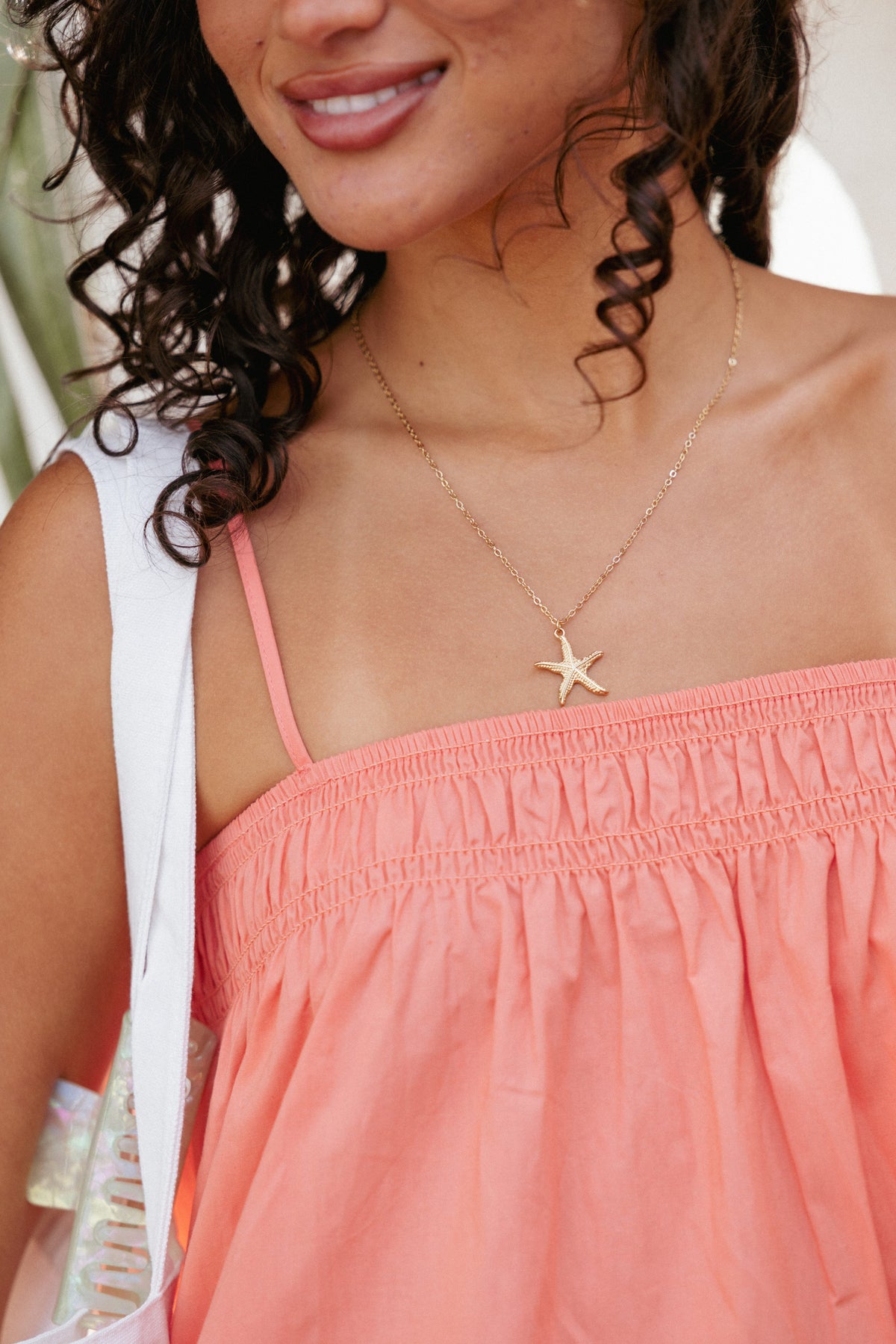Starfish Necklace - Gold