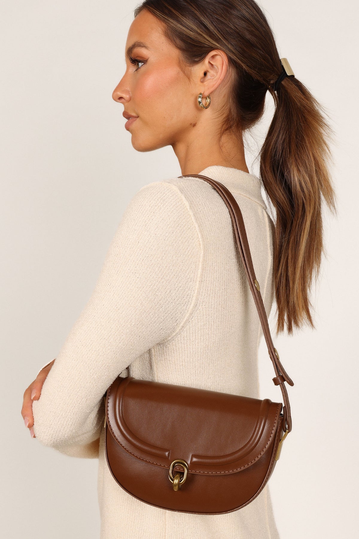Veronica Crossbody Bag - Tan