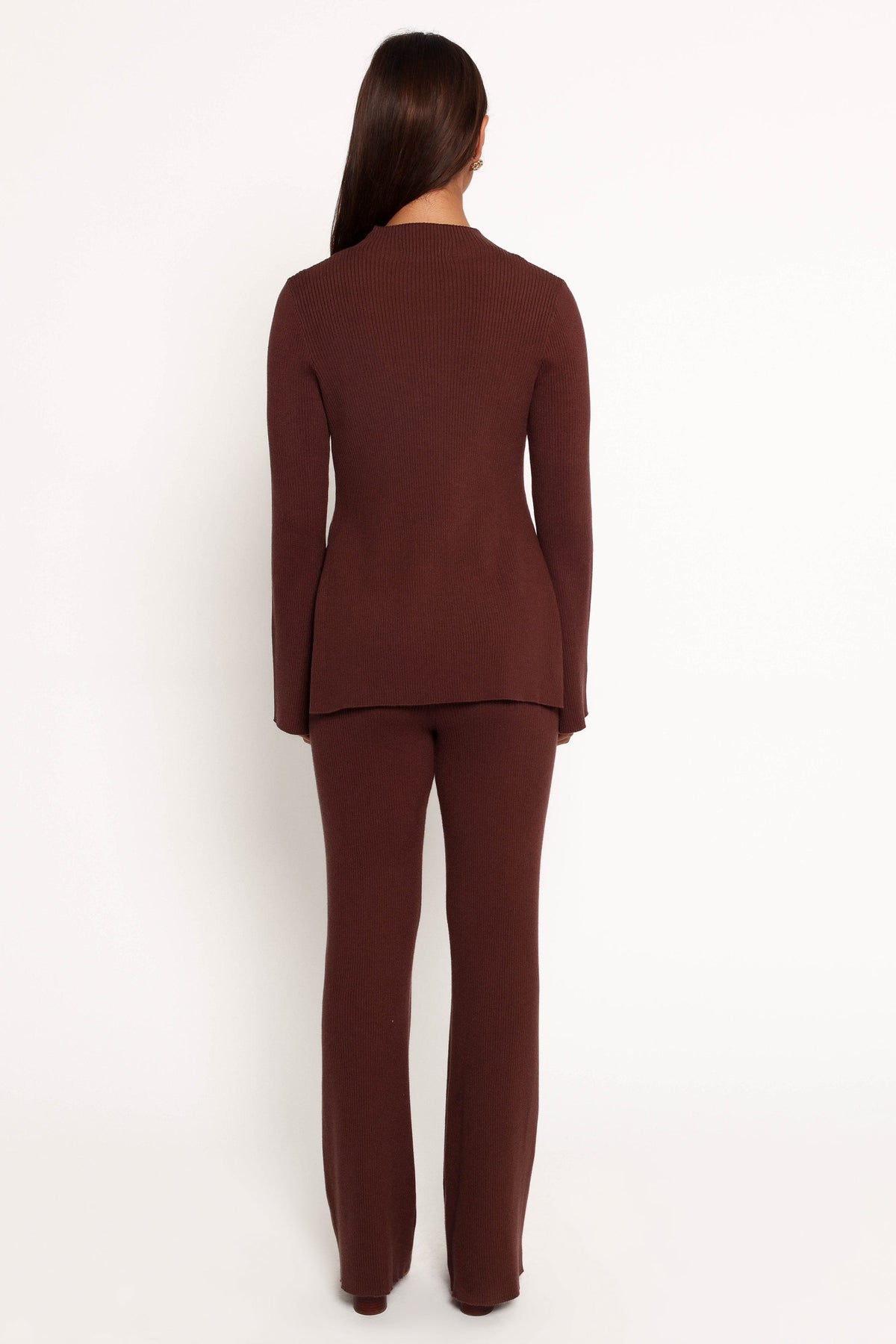 Adrienne Knit Pant - Chocolate