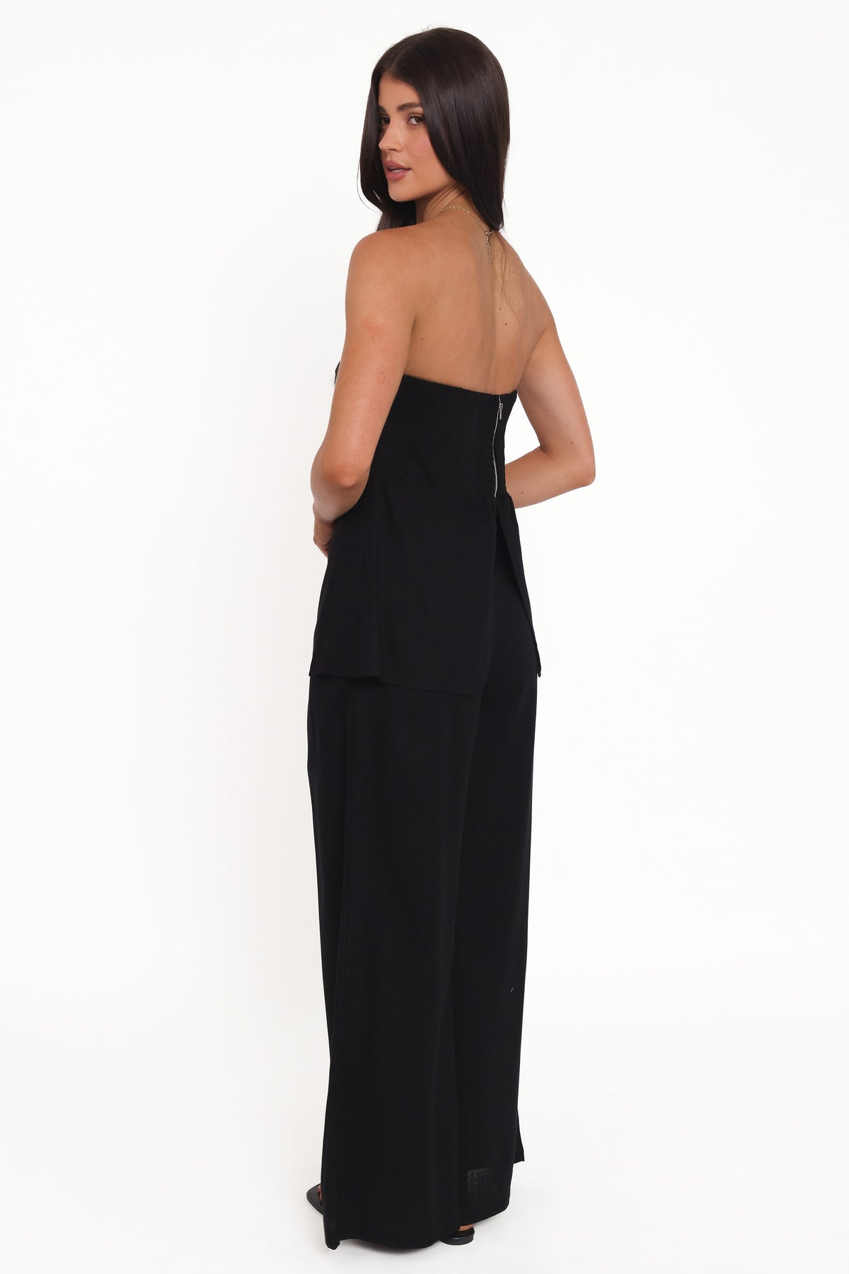 Arles Wide Leg Pants - Black