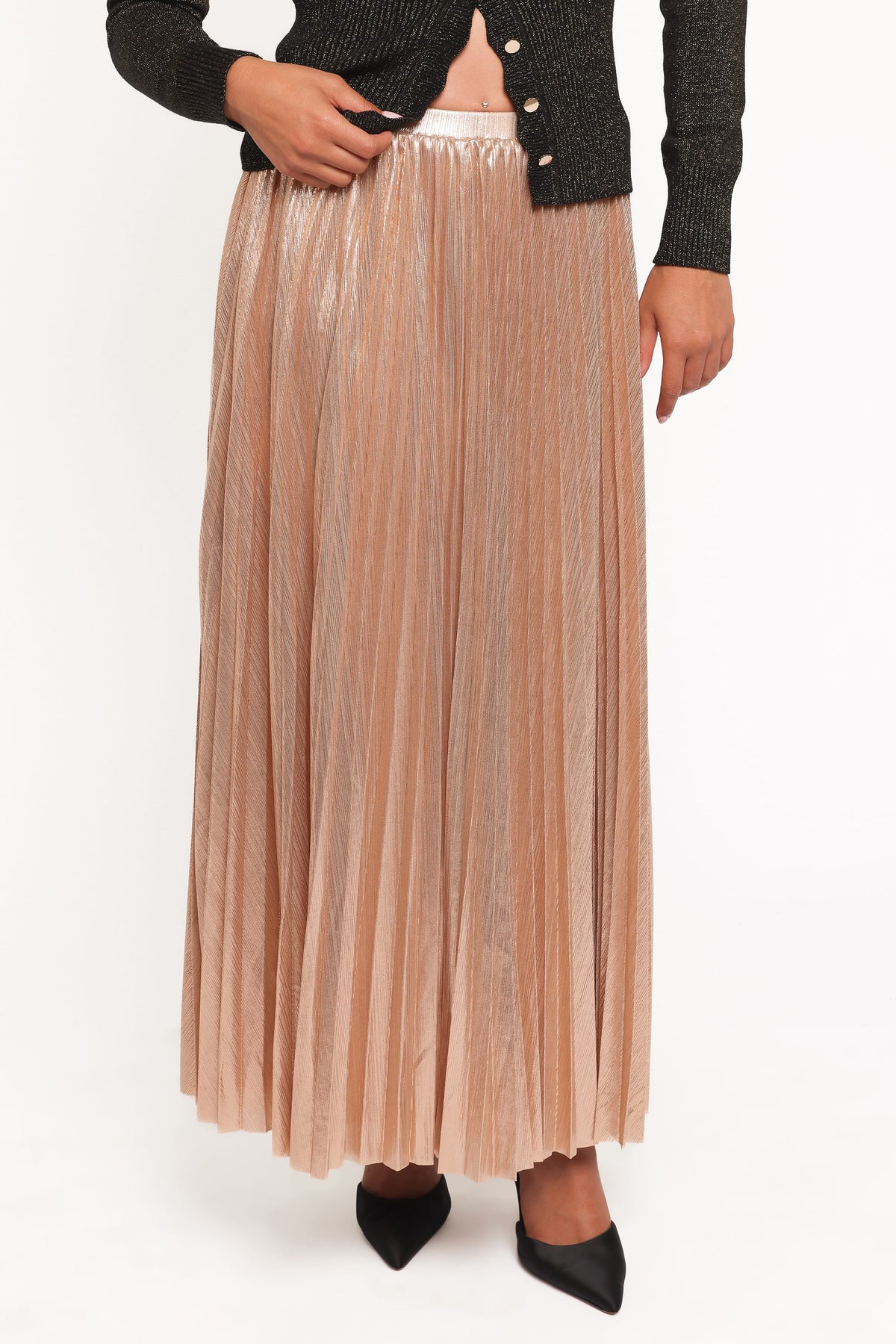 Bethy Maxi Skirt - Gold