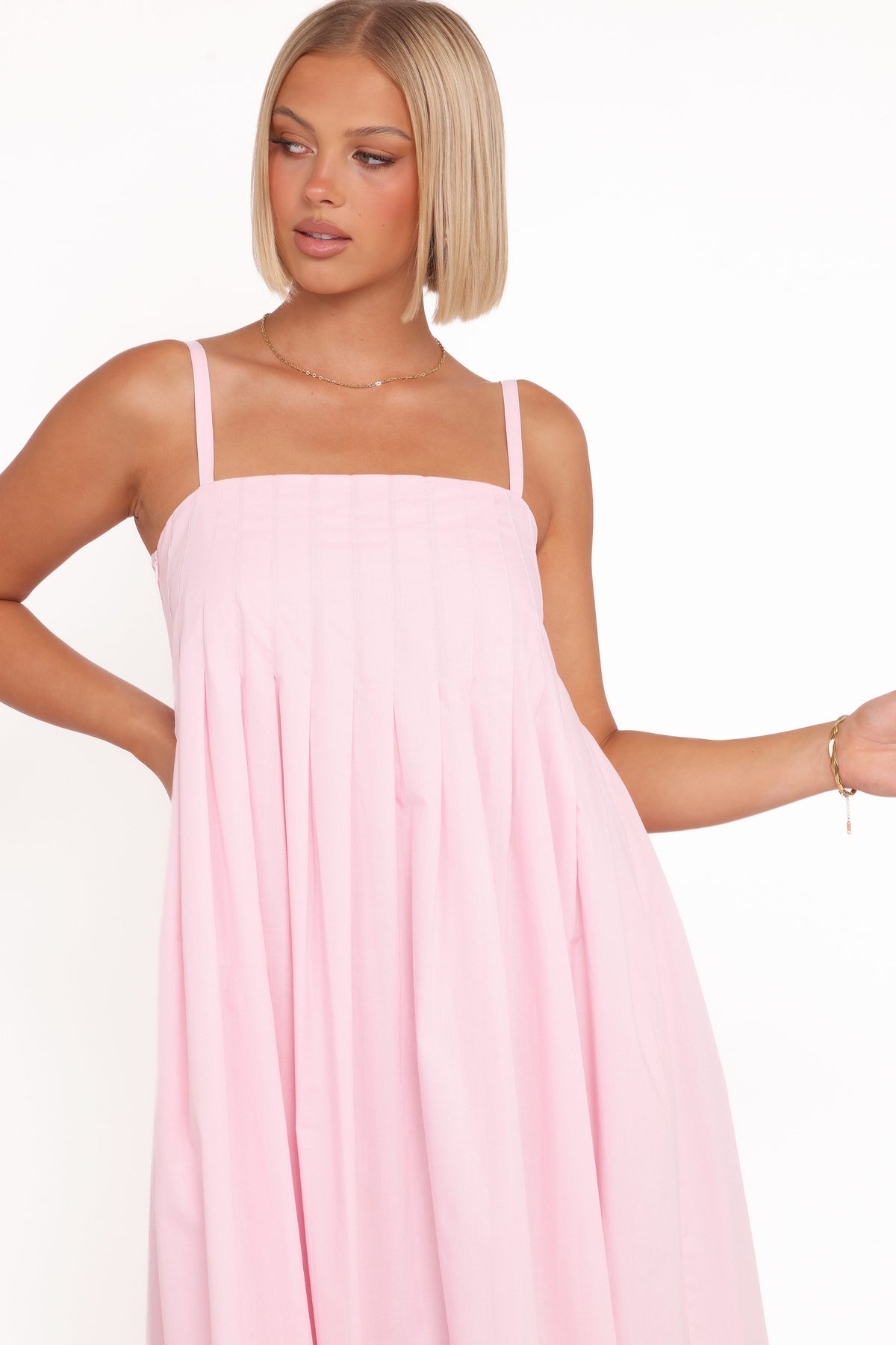 Corfu Midi Dress - Pink