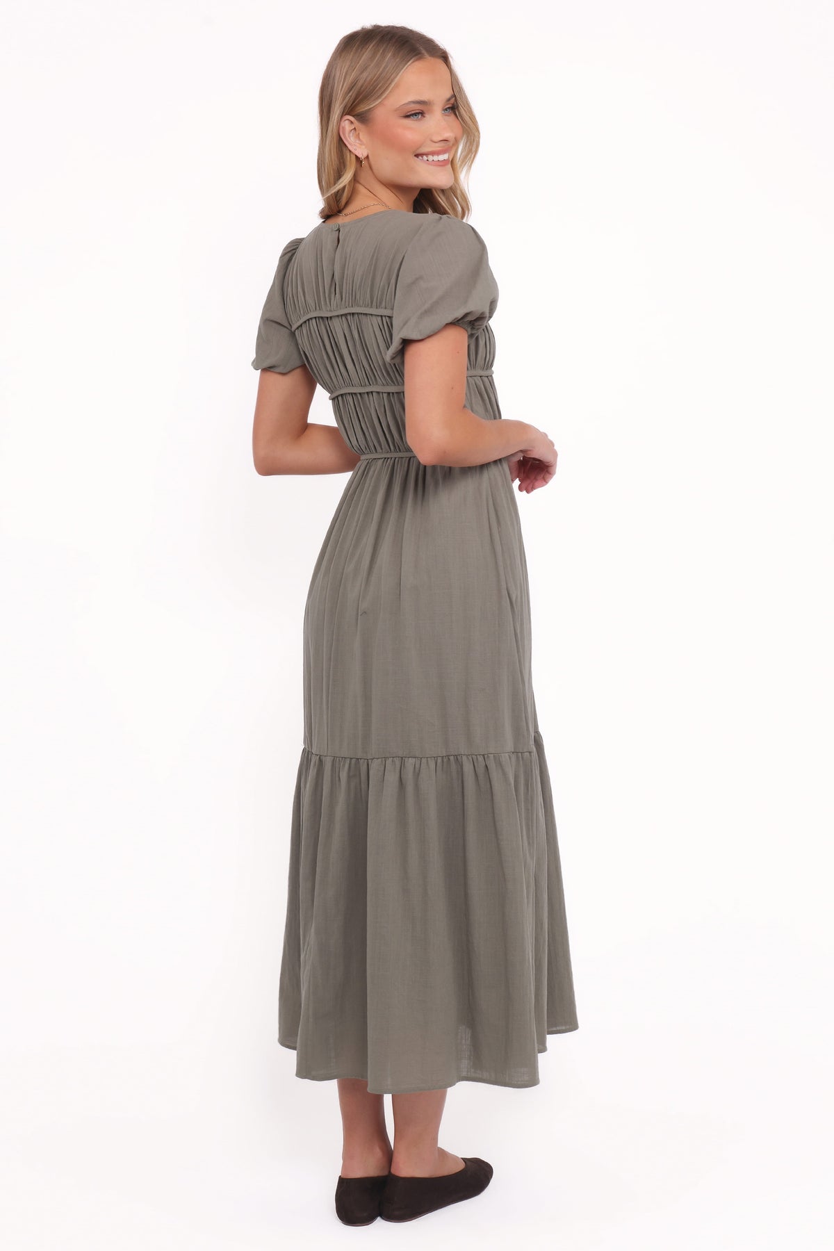 Deloria Maxi Dress - Olive
