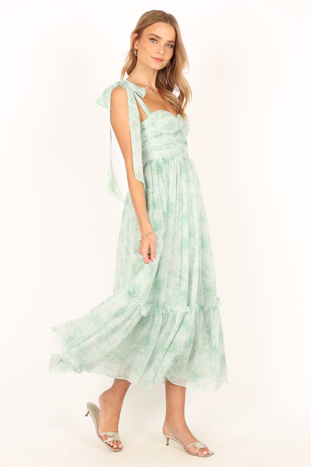 Floret Midi Dress - Sage