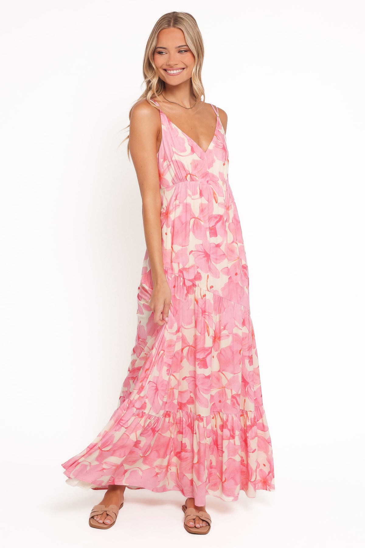 Forbes Maxi Dress - Pink Floral