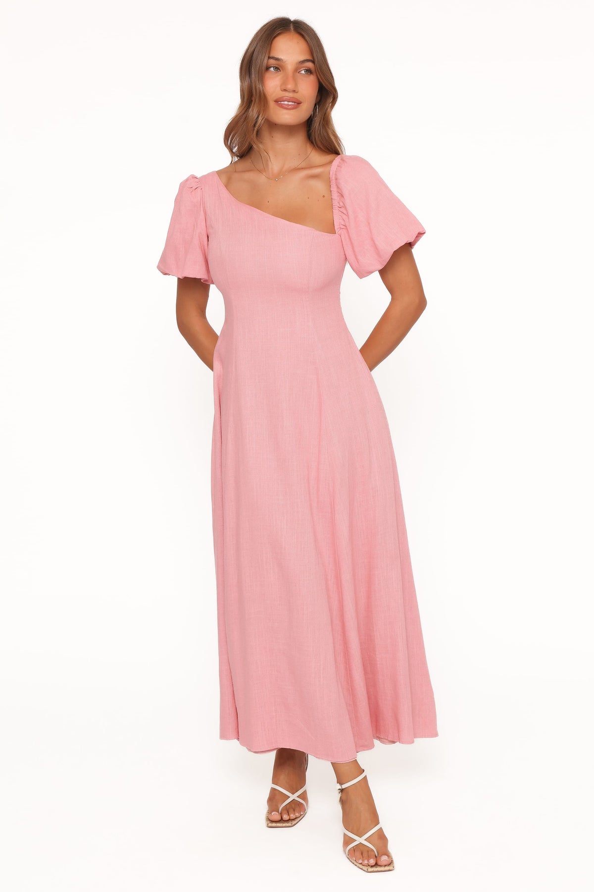 Franca Midi Dress - Pink