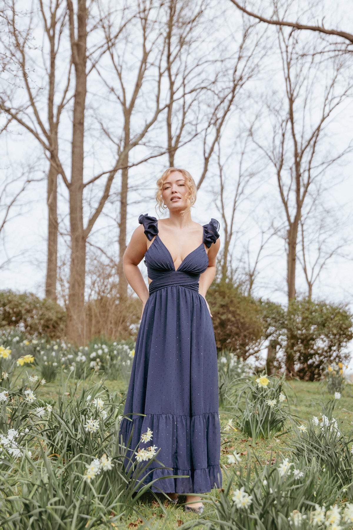 Harmony Maxi Dress - Navy