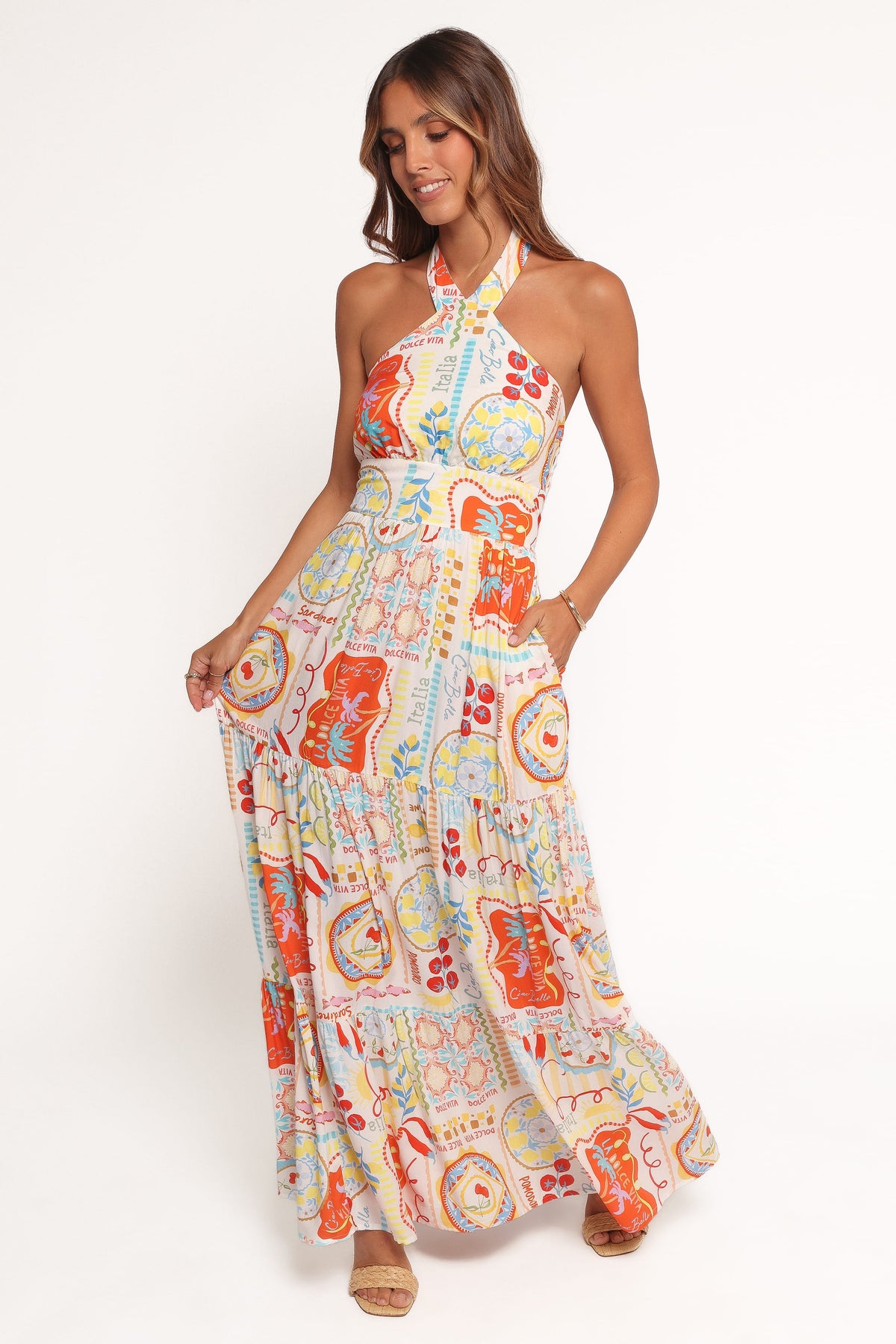 Jelena Maxi Dress - Aelia Print