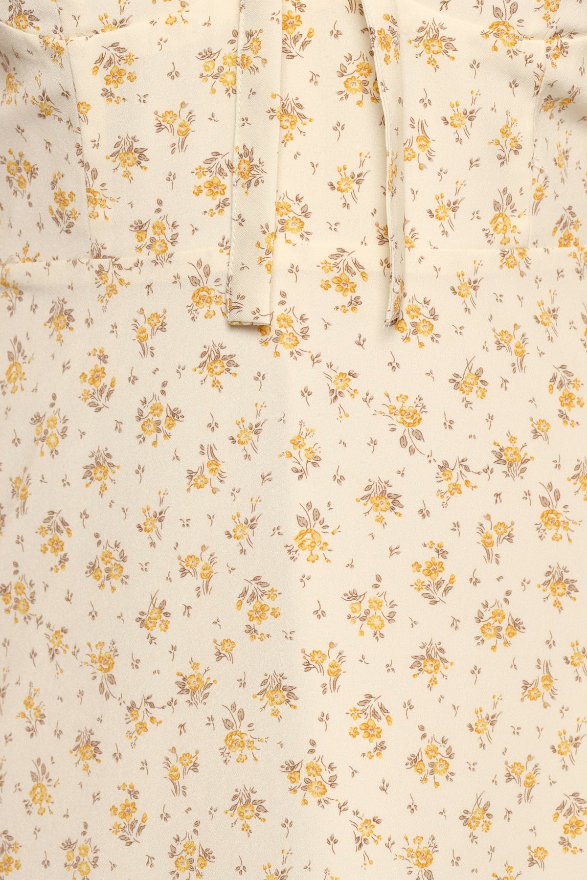 Joss Mini Dress - Cream Yellow