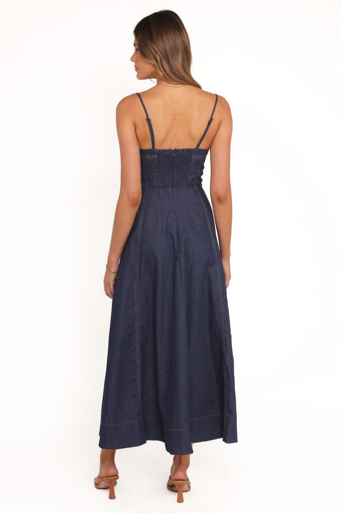 Marsden Denim Midi Dress - Indigo