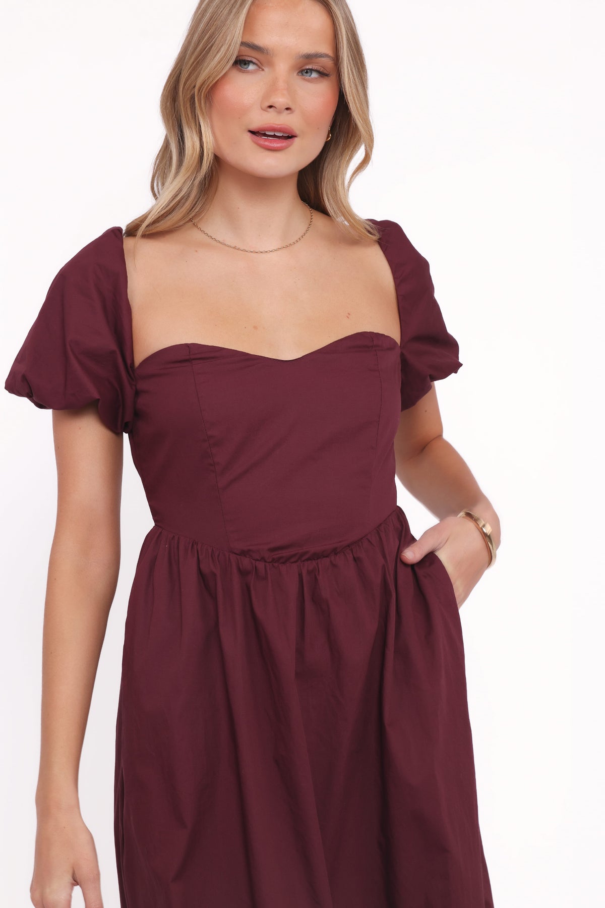 Remira Midi Dress - Cherry