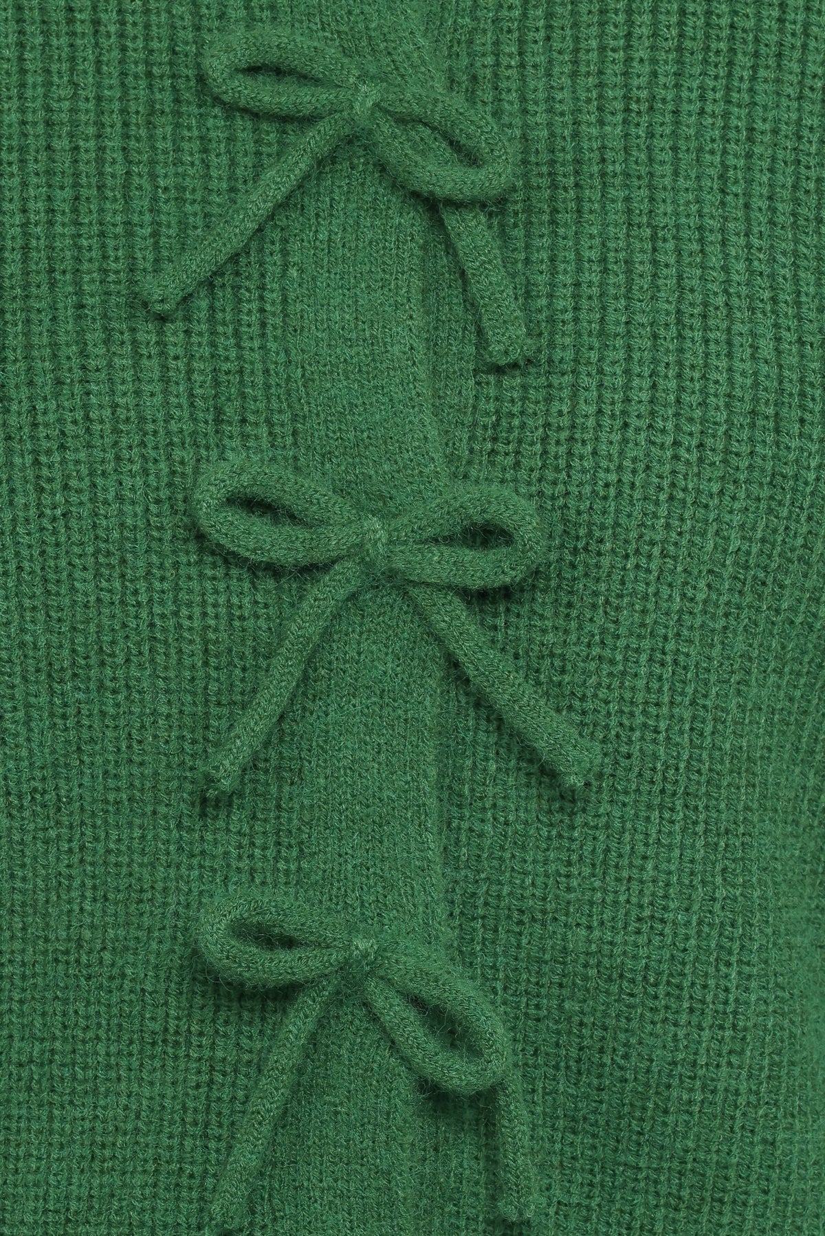Wilde Bow Front Cardigan - Green