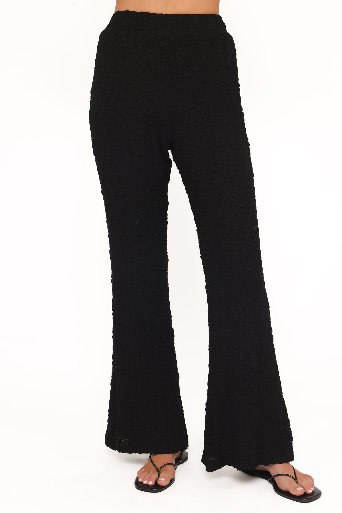 Gracie Lace Pant Set - Black