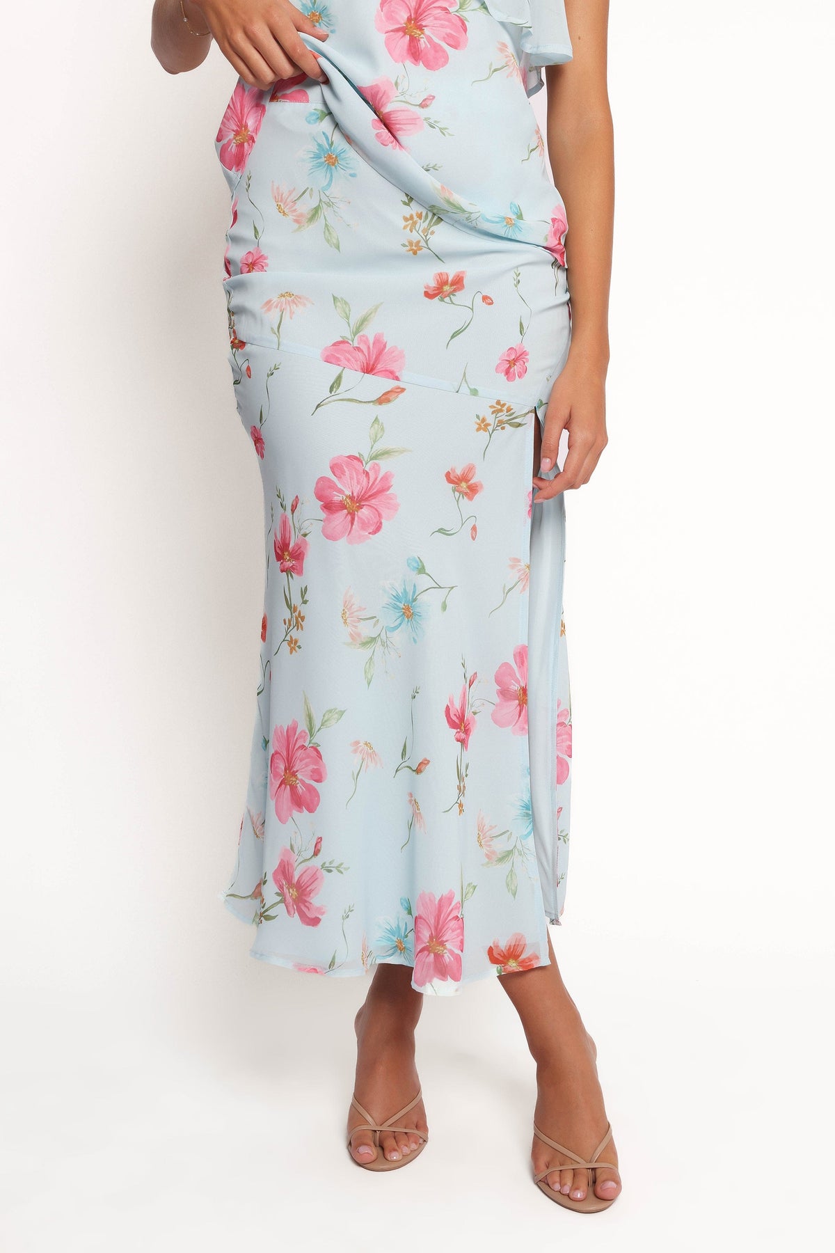 Valeria Skirt Set - Blue Floral