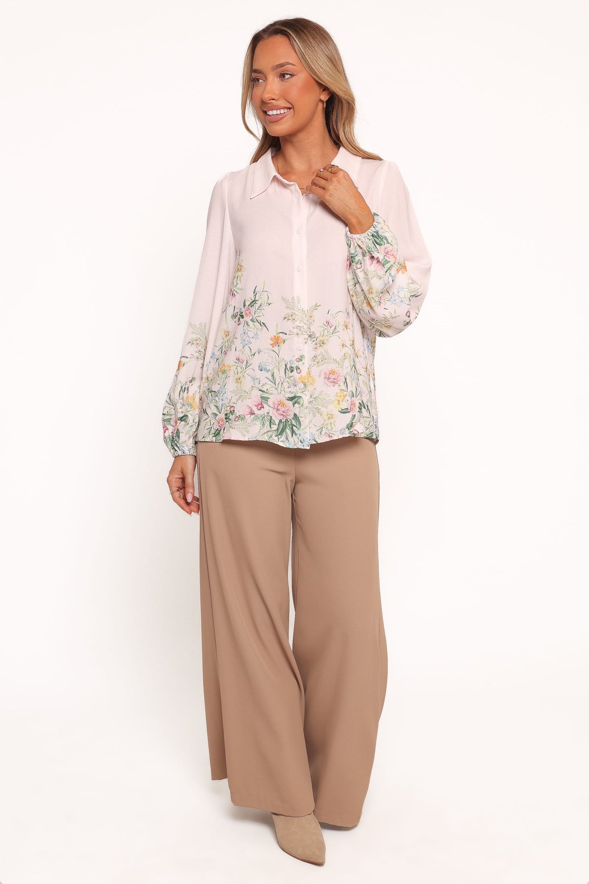 Avis Top - Pink Floral