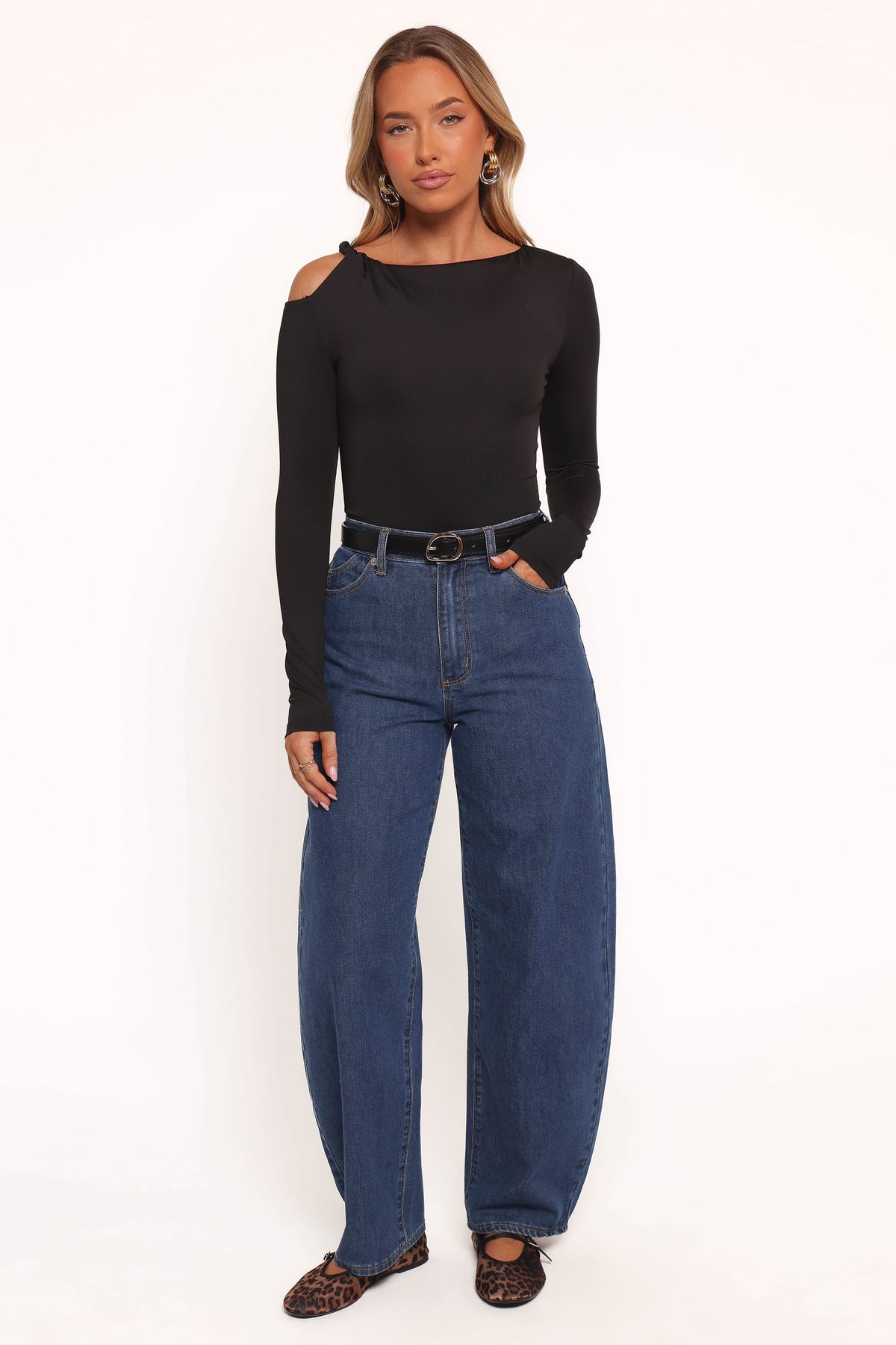 Darma Long Sleeve Top - Black