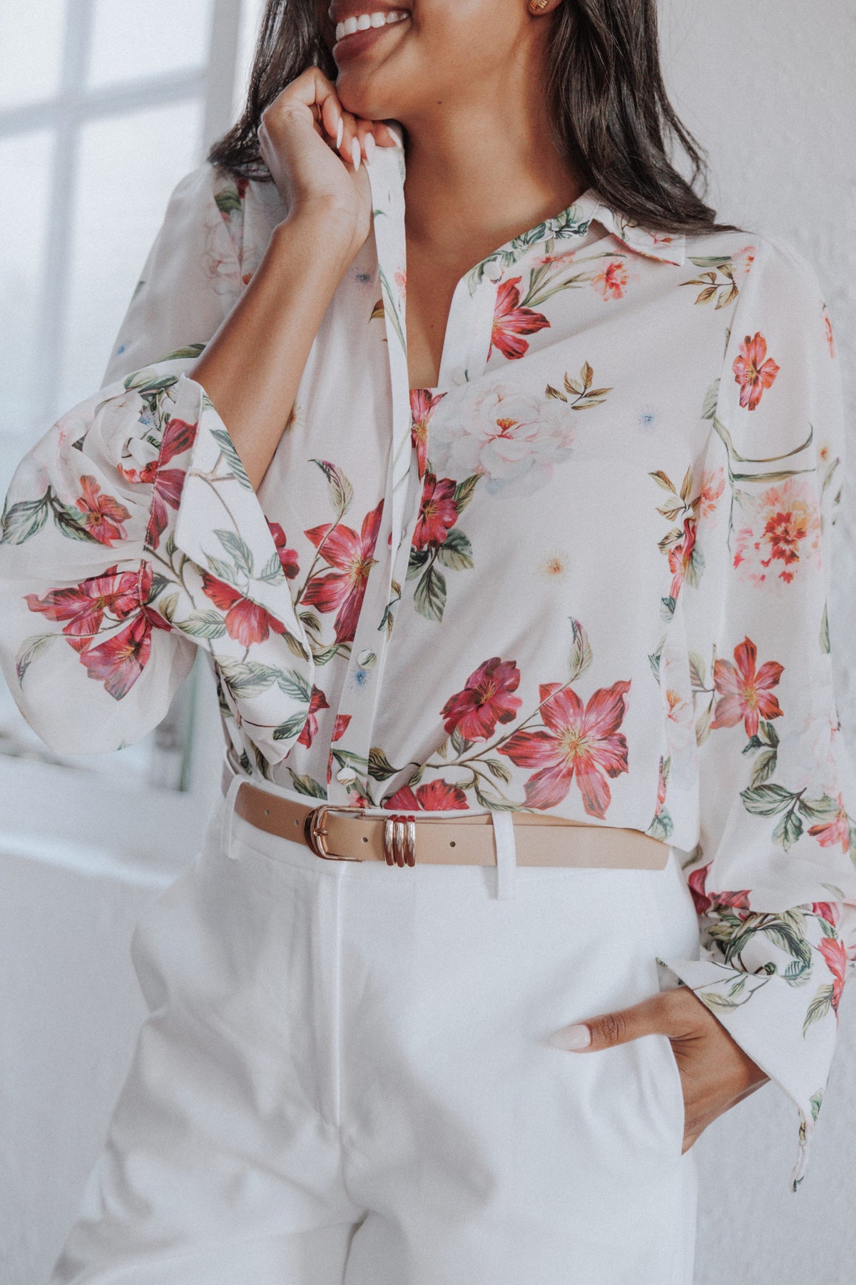 Fleetwood Blouse - Jaci White